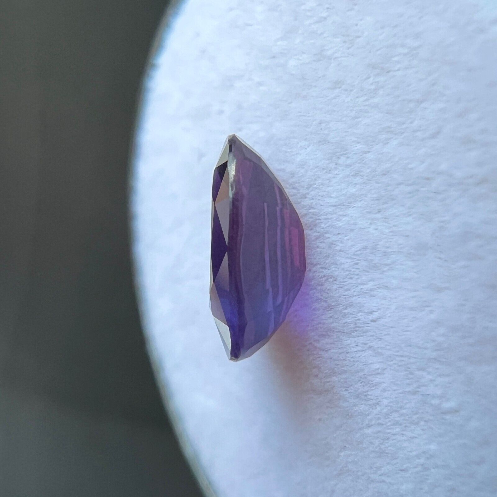 Natural 1.80ct Vivid Pink Purple RARE Sapphire Oval Cut Loose Gemstone 8.8x6.2mm — view 5