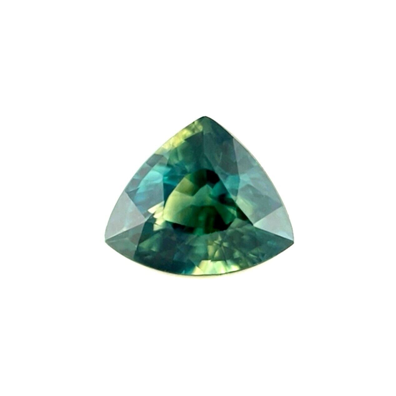 Untreated 1.36ct Australian Sapphire GIA CERTIFIED Green Blue Gem 6.3x7.5mm — view 1