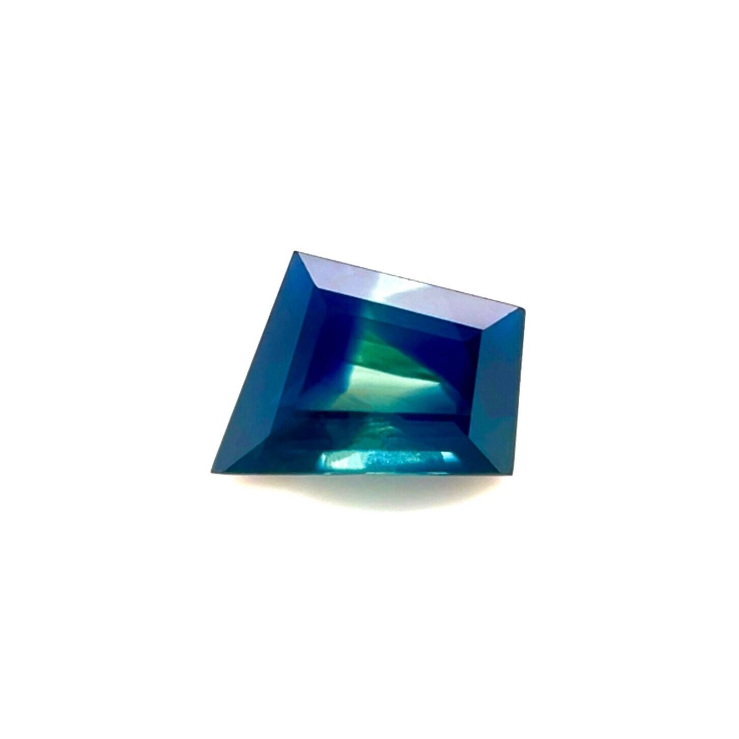 Unique GIA Certified NATURAL 1.49ct Bi Colour Sapphire Fancy THAI Gemstone 7.6x6mm — view 1