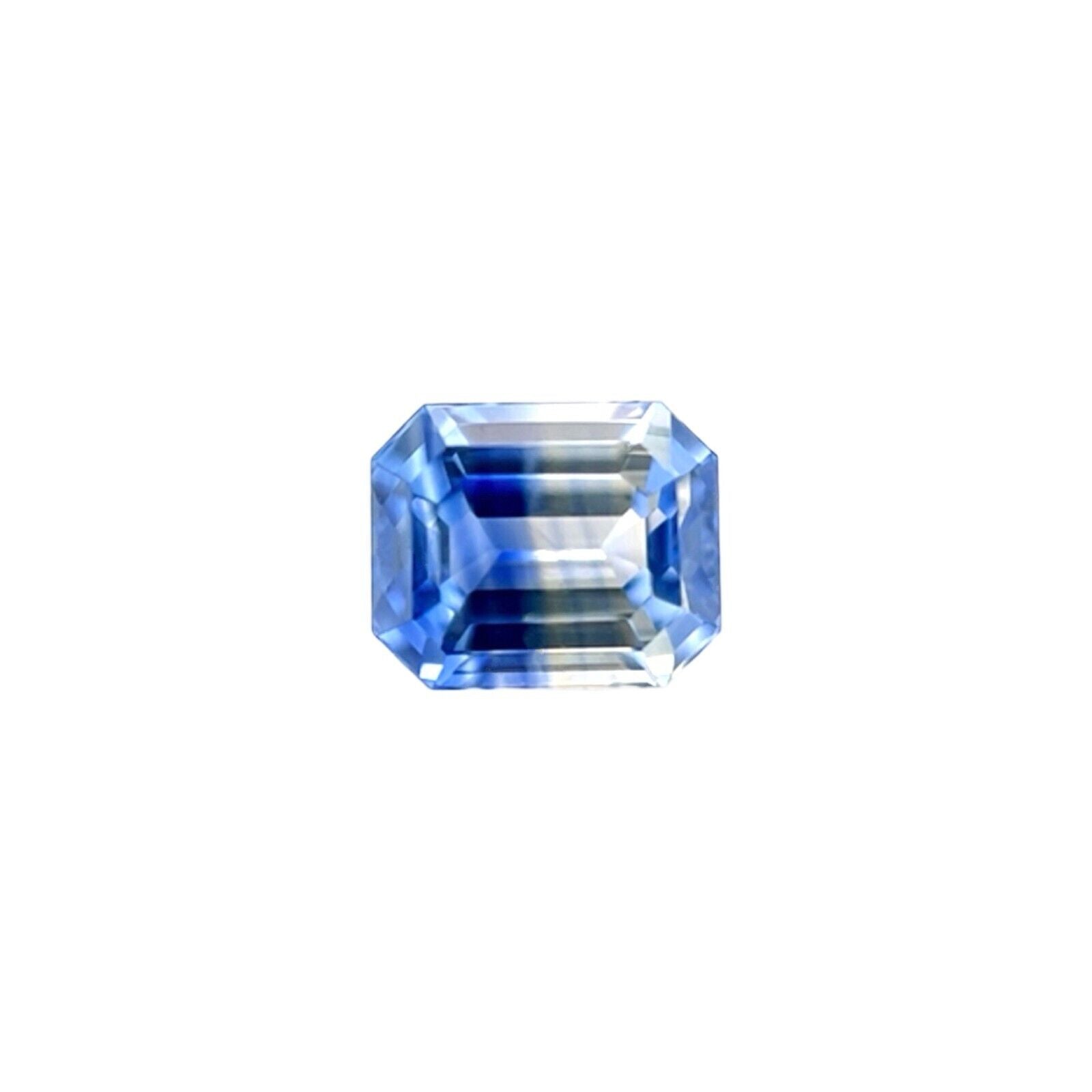 GIA CERTIFIED Unique 1.08ct Bi Colour Ceylon Blue Sapphire NATURAL Octagon Gem — view 1