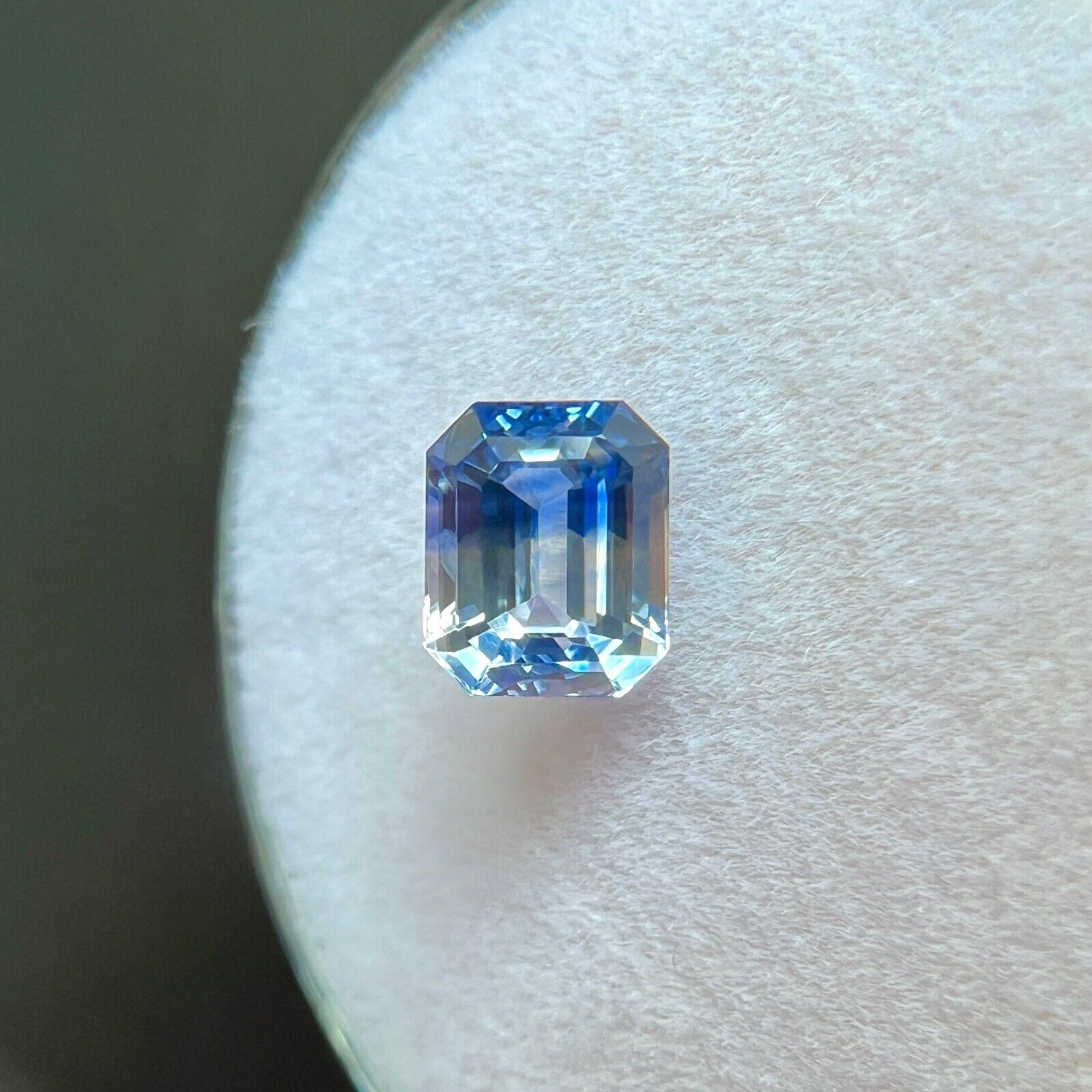 GIA CERTIFIED Unique 1.08ct Bi Colour Ceylon Blue Sapphire NATURAL Octagon Gem — view 5