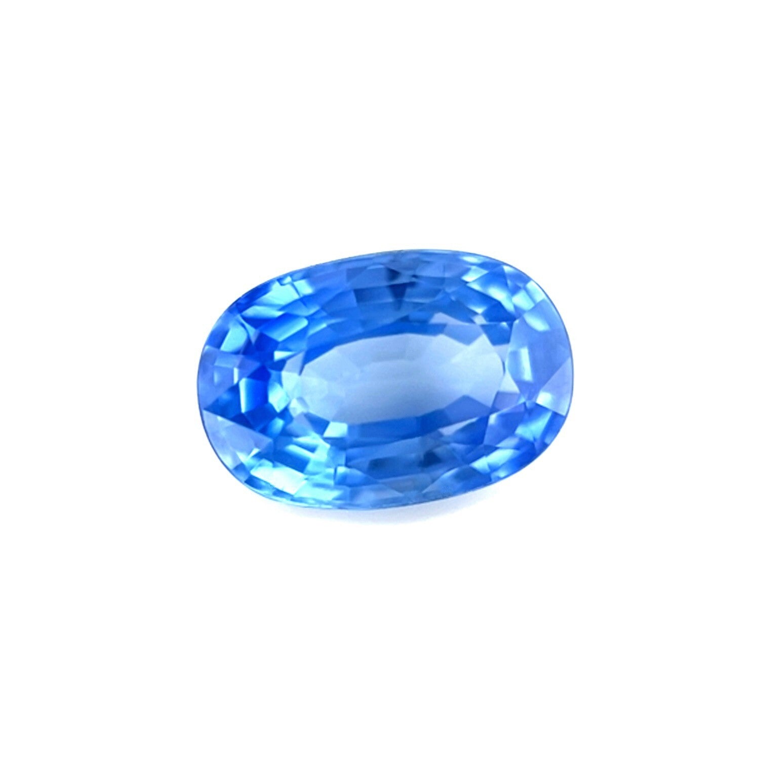 FINE 2.15ct CEYLON Sapphire Vivid Blue Oval Cut NATURAL 8.7x5.9mm Loose Gem VVS — view 2