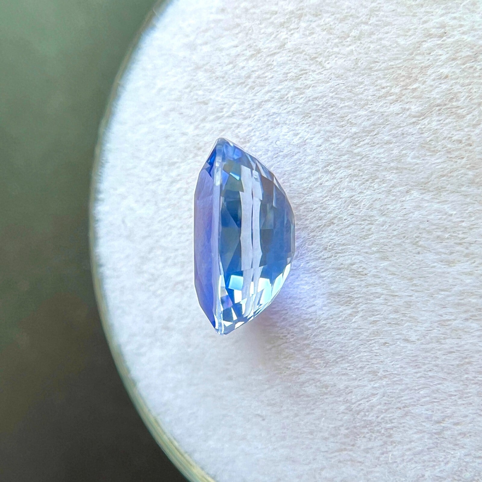 FINE 2.15ct CEYLON Sapphire Vivid Blue Oval Cut NATURAL 8.7x5.9mm Loose Gem VVS — view 5
