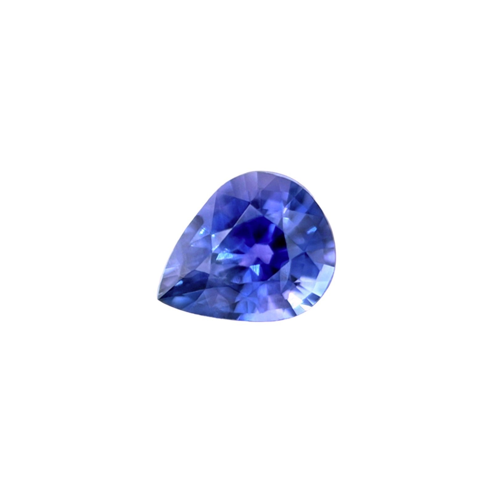 UNIQUE 1.31ct Sapphire GIA CERTIFIED VIVID Violet Purple Blue Pear Cut 7.4x6mm