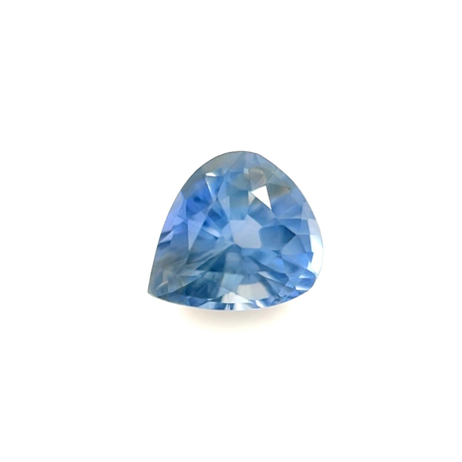 UNIQUE GIA CERTIFIED 1.13ct Sapphire Hazy Silky Blue Pear Cut Loose Gem — view 2