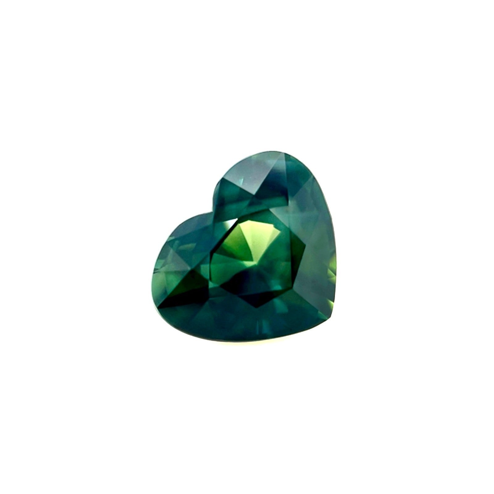 Unique GIA CERTIFIED 2.29ct Sapphire UNTREATED Parti Colour Blue Yellow Heart