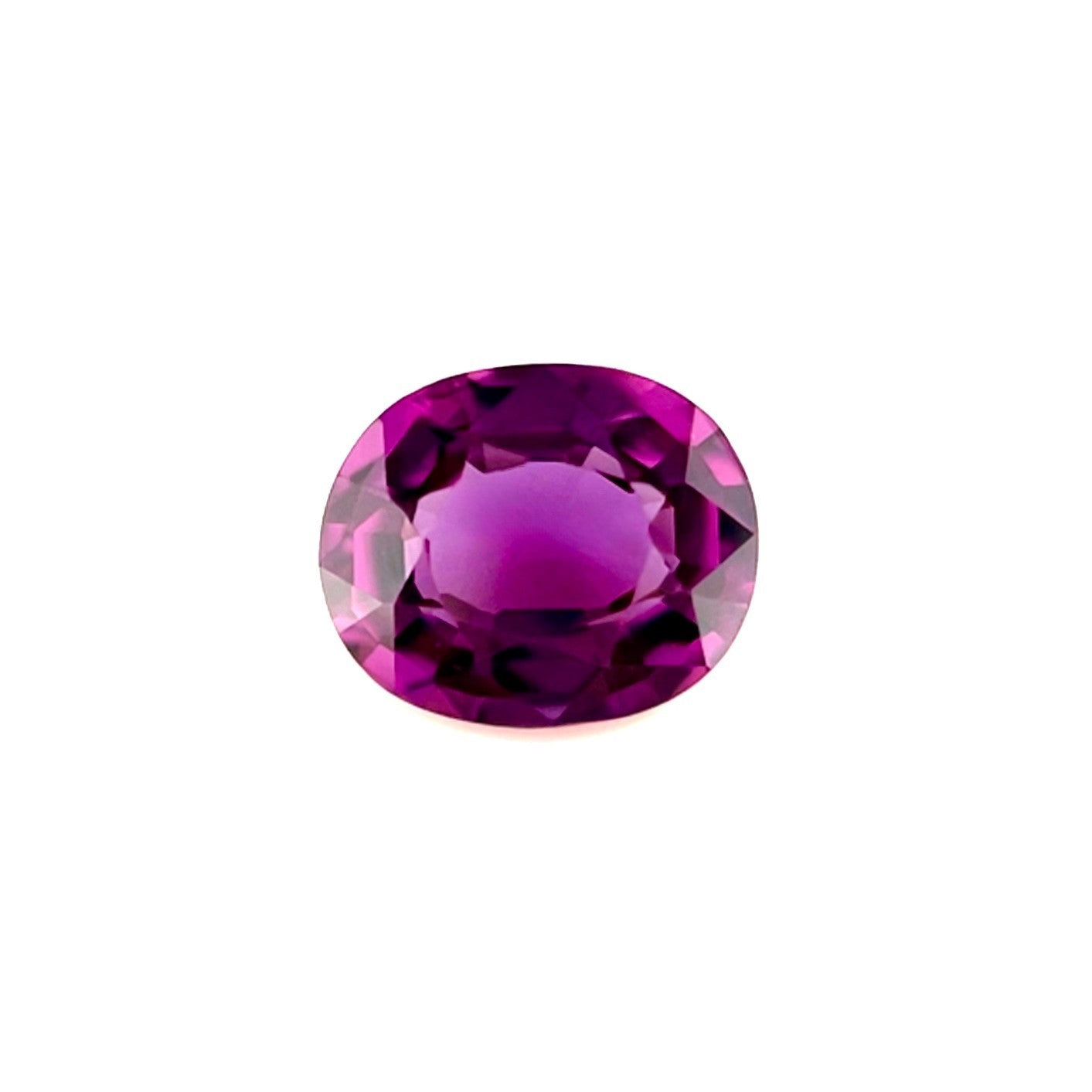 GIA CERTIFIED 1.21ct Pyrope Spessartine Garnet Vivid Purple Oval Cut RARE Gem — view 1