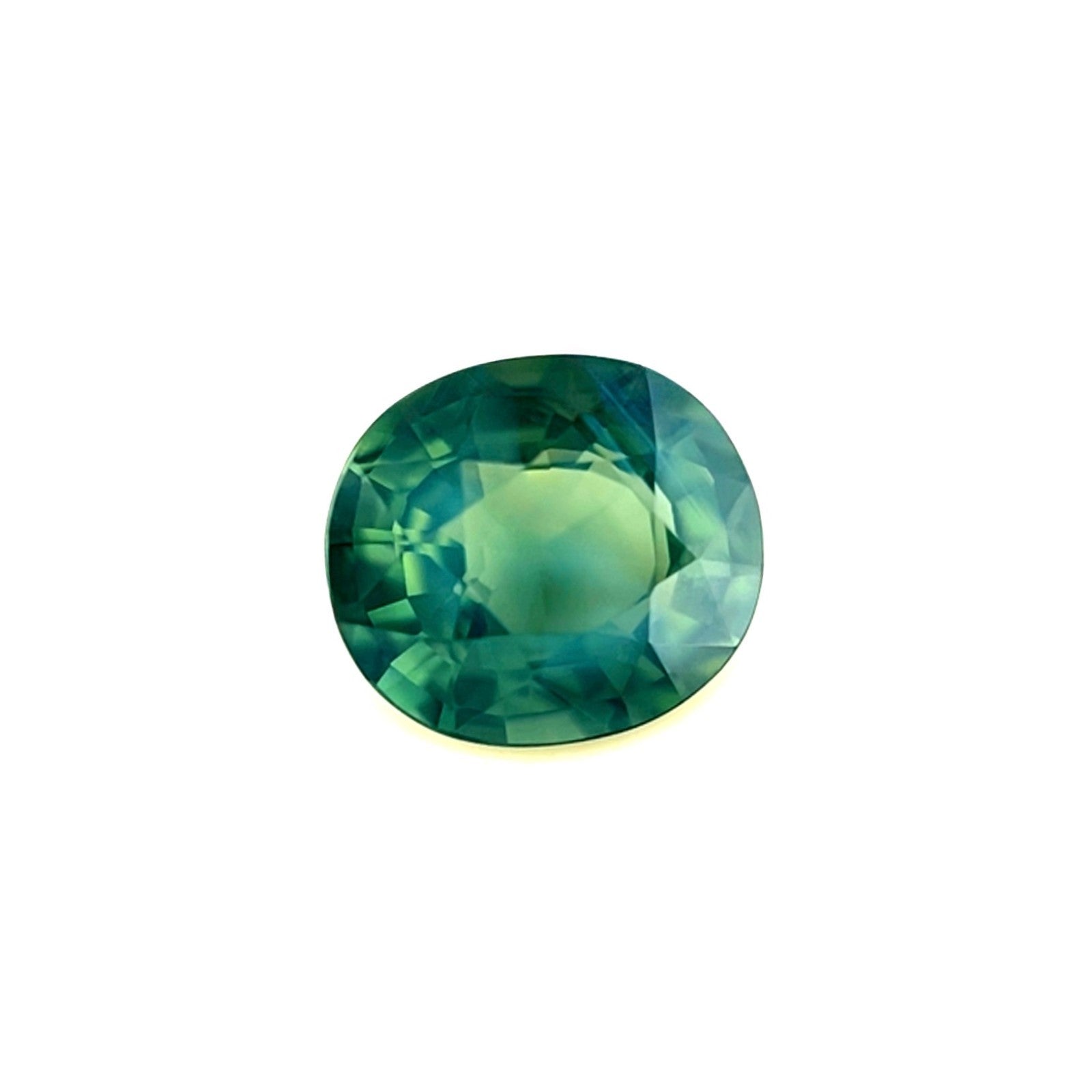 1.72ct GIA CERTIFIED Hazy Green Blue Sapphire UNTREATED Oval Cut RARE Gem