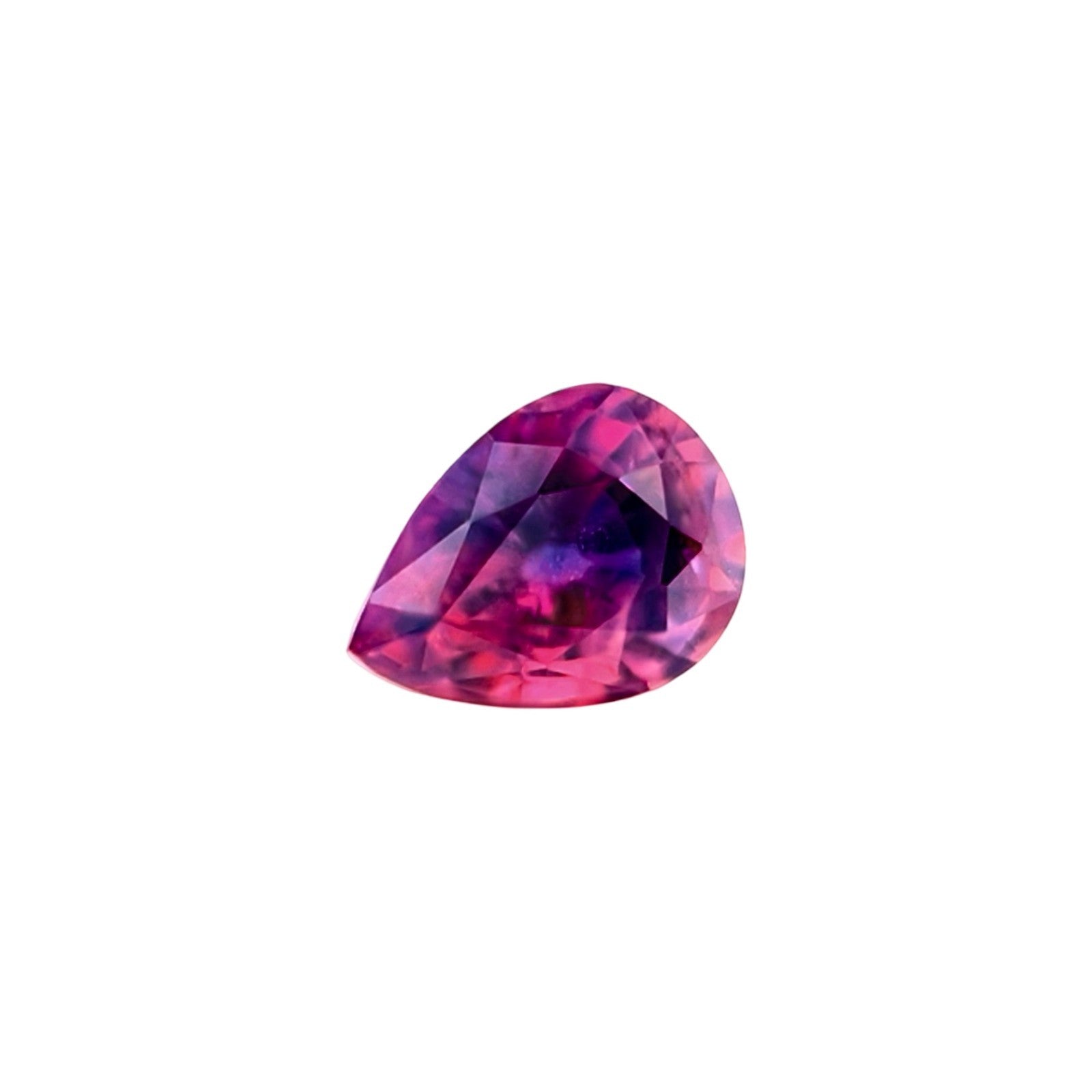 UNIQUE 1.02ct GIA CERTIFIED Untreated Sapphire RARE Purple Pink Pear Cut NO HEAT