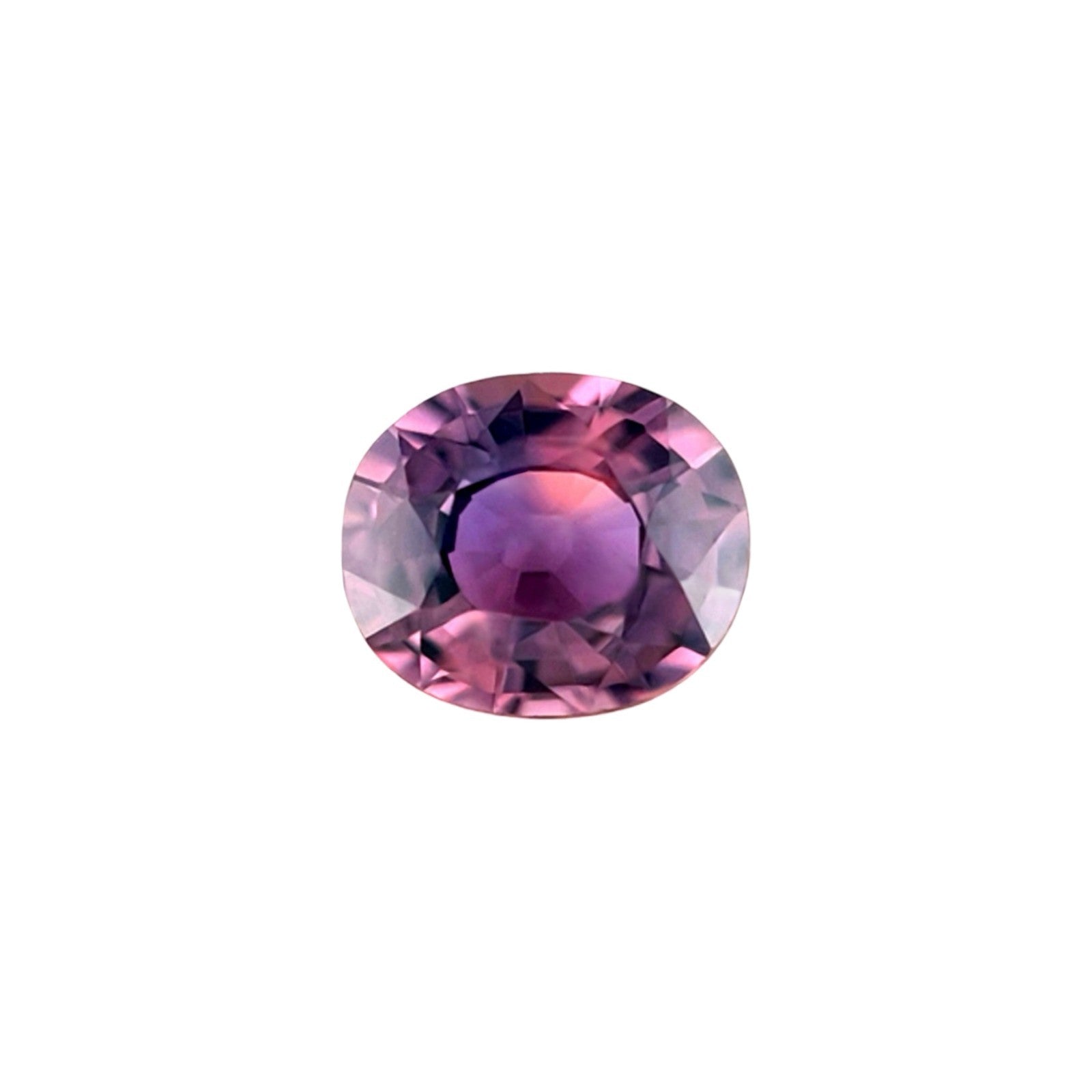 FINE 1.27ct GIA CERTIFIED Unheated Sapphire Purple Pink Cushion Cut Gem NO HEAT