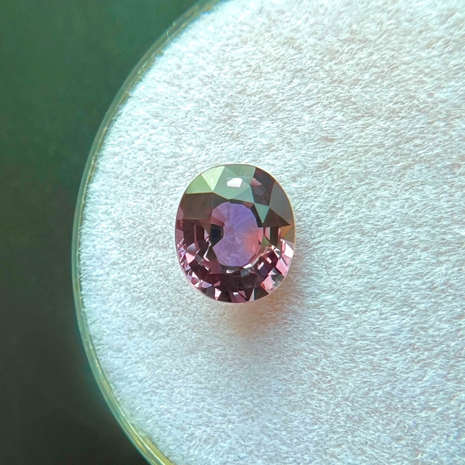 FINE 1.27ct GIA CERTIFIED Unheated Sapphire Purple Pink Cushion Cut Gem NO HEAT — view 3