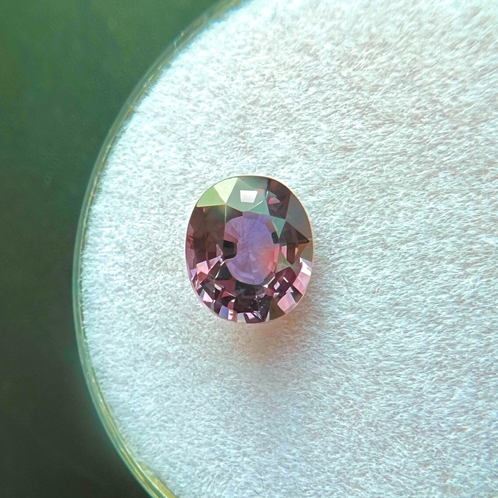 FINE 1.27ct GIA CERTIFIED Unheated Sapphire Purple Pink Cushion Cut Gem NO HEAT — view 4