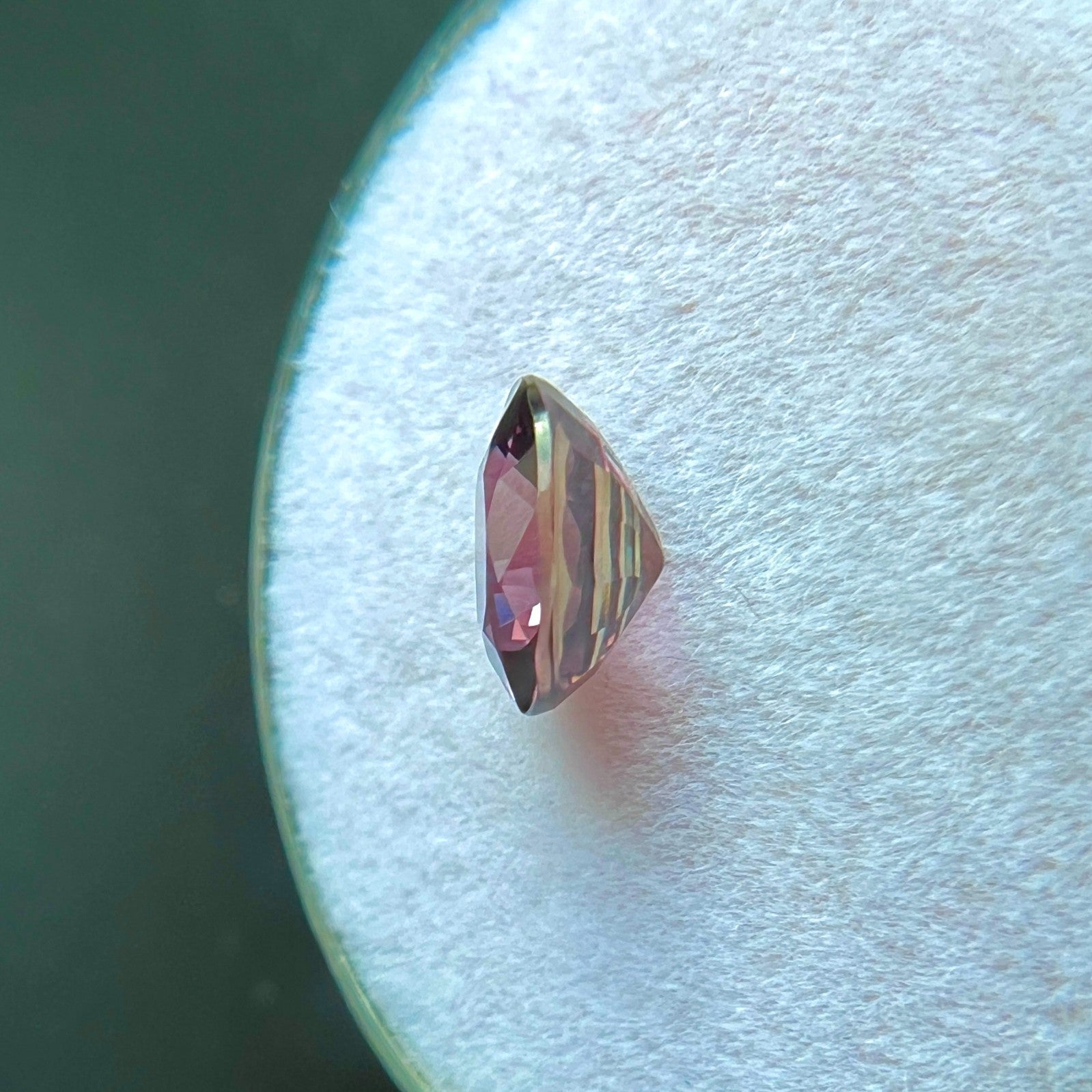 FINE 1.27ct GIA CERTIFIED Unheated Sapphire Purple Pink Cushion Cut Gem NO HEAT — view 5
