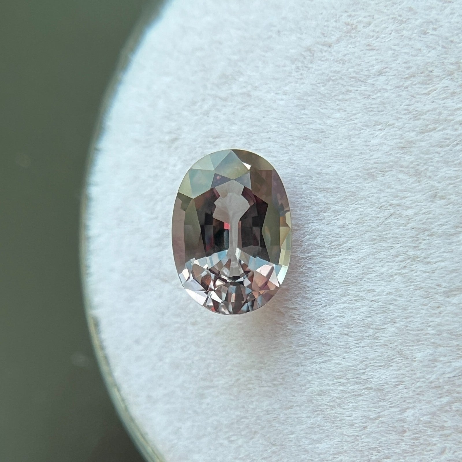 1.10ct GIA CERTIFIED Colour Change Garnet NATURAL Oval Cut Pyrope Spessartine — view 3
