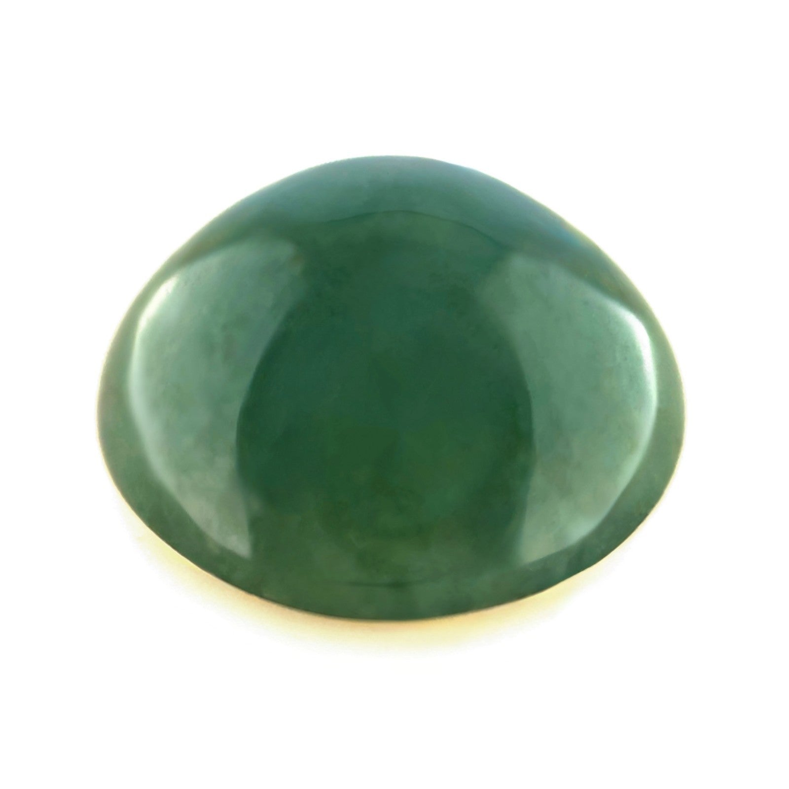 HUGE 15.39ct IGI CERTIFIED Green Jadeite Jade ‘A’ Grade Oval Cabochon RARE Gem