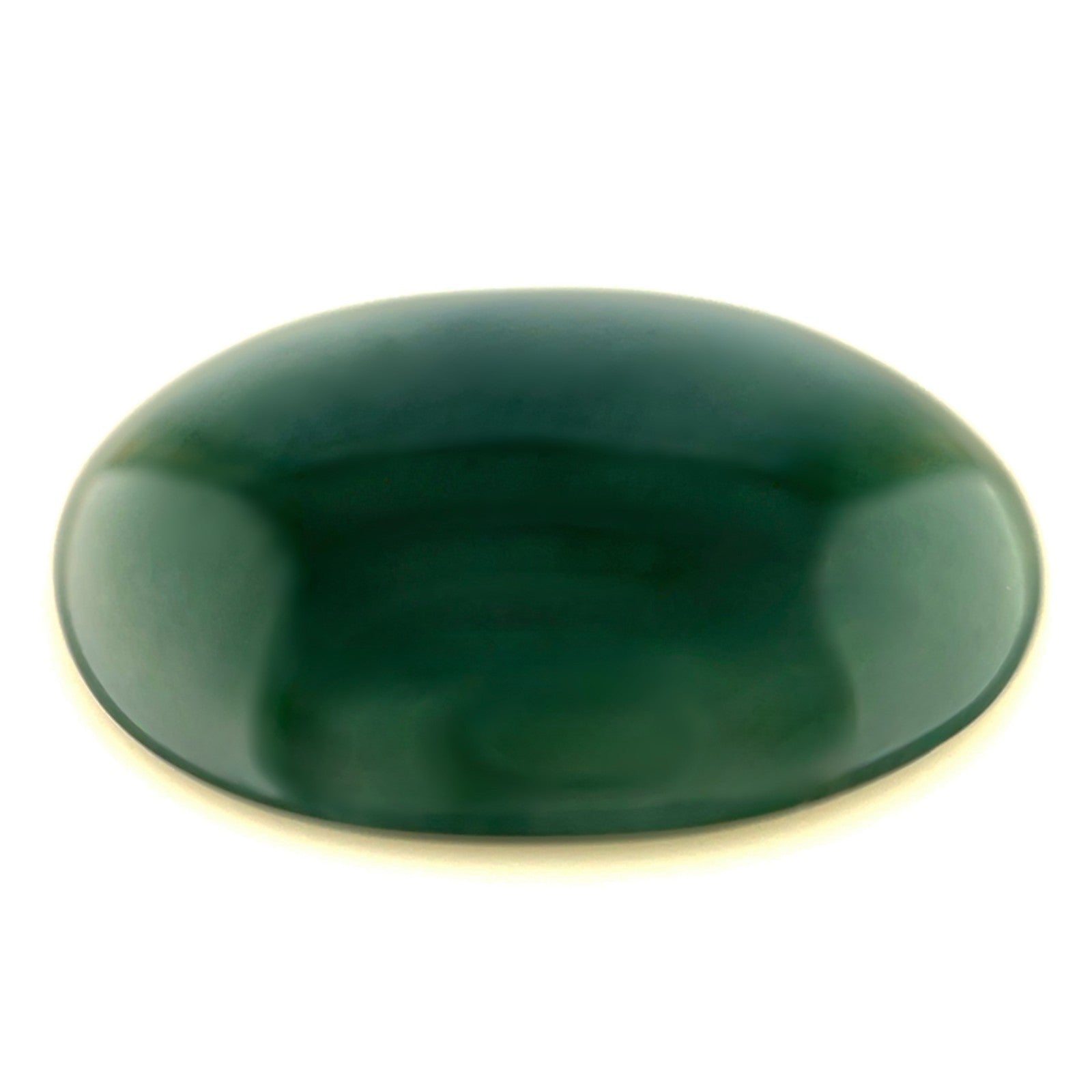 IGI CERTIFIED 10.49ct NATURAL Deep Green Jadeite Jade ‘A’ Grade Cabochon Gem