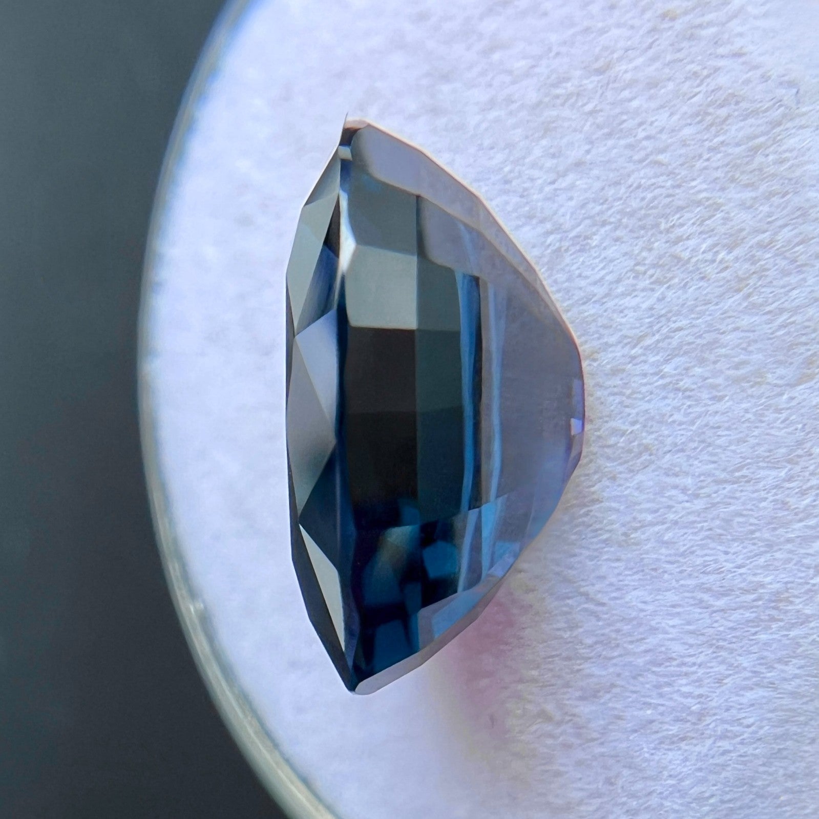 RARE 7.27ct DEEP Blue Spinel NATURAL Oval Cut 13.3x10mm Loose Gemstone IF — view 4