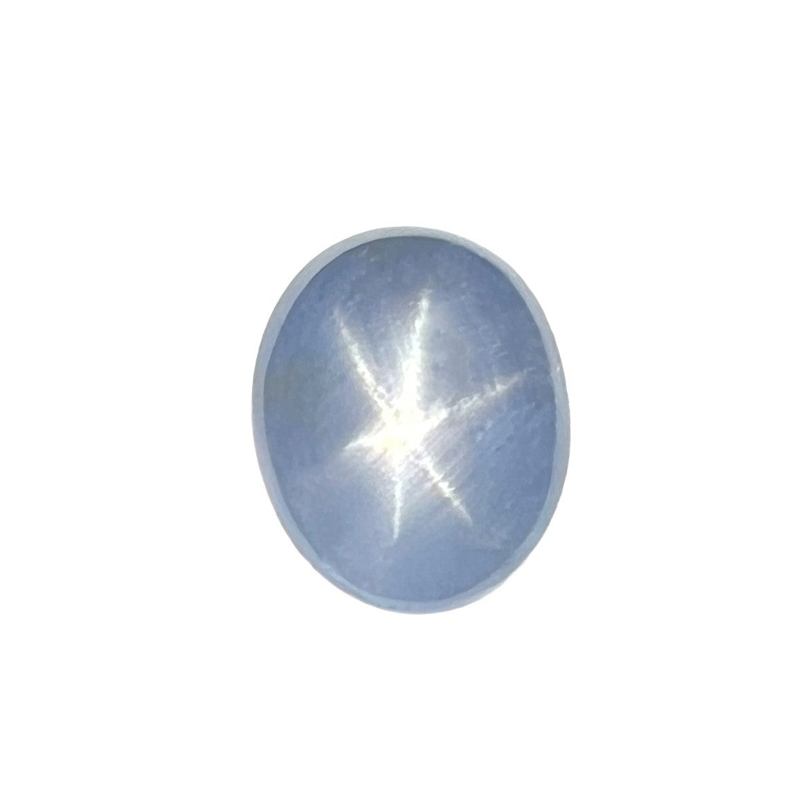IGI CERTIFIED 3.06ct UNTREATED Blue STAR Sapphire NATURAL Oval RARE Gem — view 1