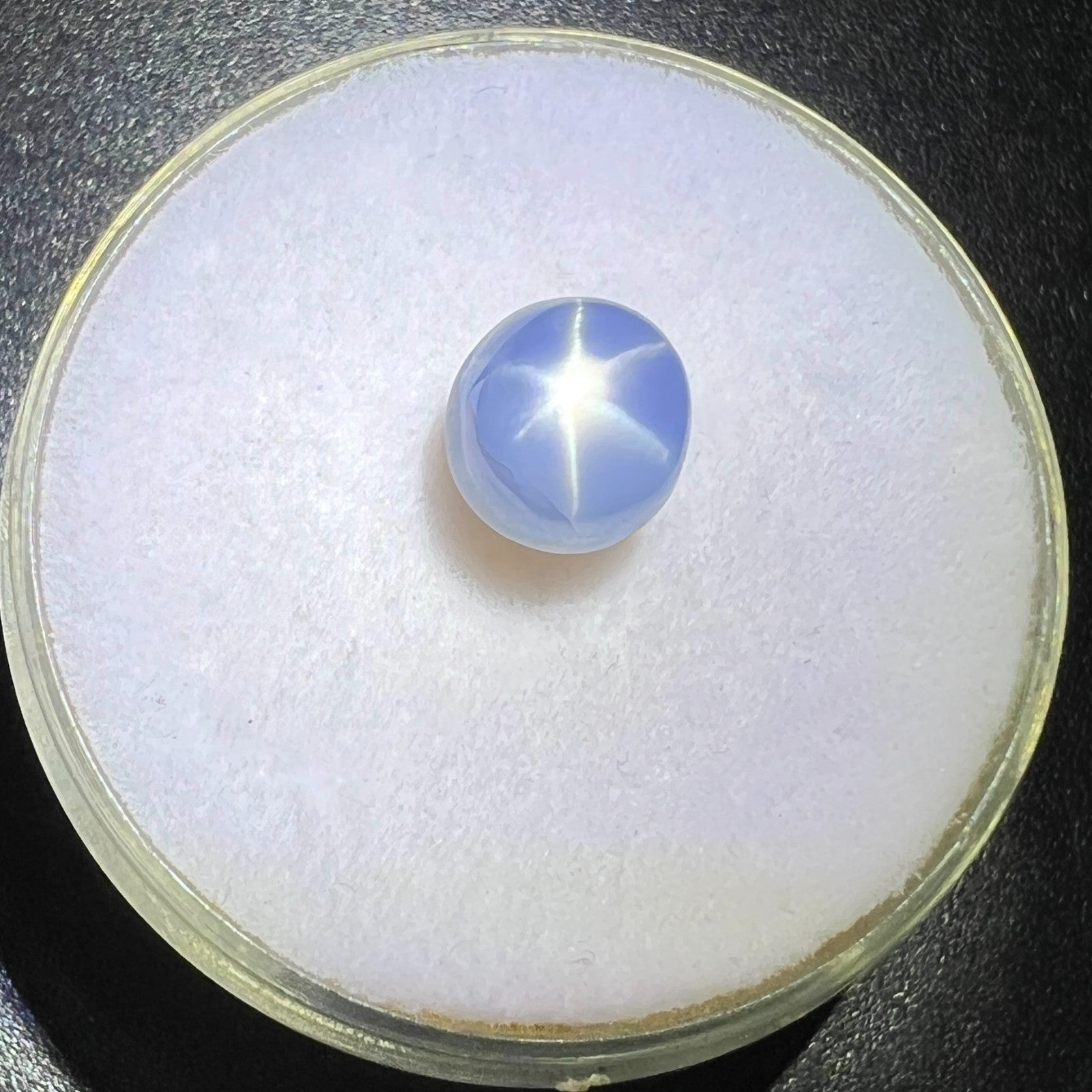 Fine IGI CERTIFIED 2.43ct UNTREATED Ceylon Violet Blue STAR Sapphire NATURAL Gem — view 4