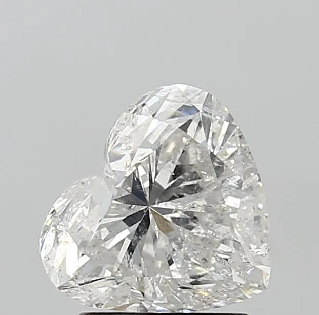 2.00ct Heart Natural Diamond (Colour G, Clarity I1, HRD Certified)