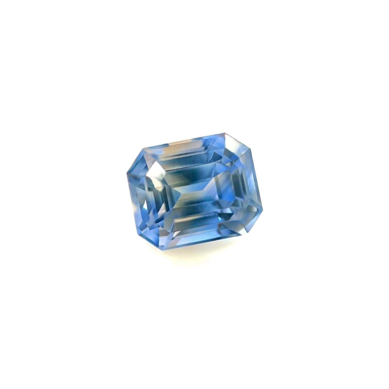 Unique Ceylon Sapphire 1.17ct Bi Colour VIVID Yellow Purplish Blue Octagon Cut