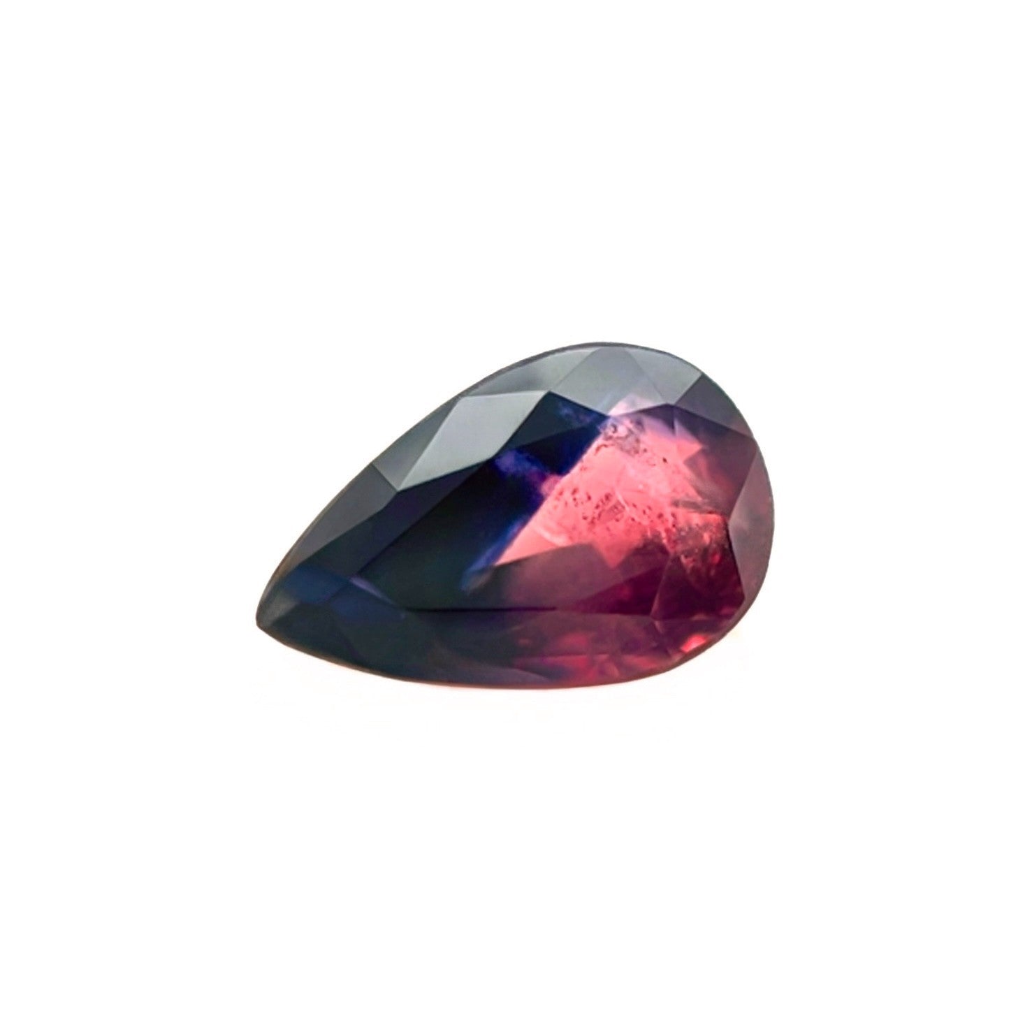 Unique 1.38ct Natural WINZA Sapphire Blue Purple UNTREATED Pear Cut 8.2x5.4mm