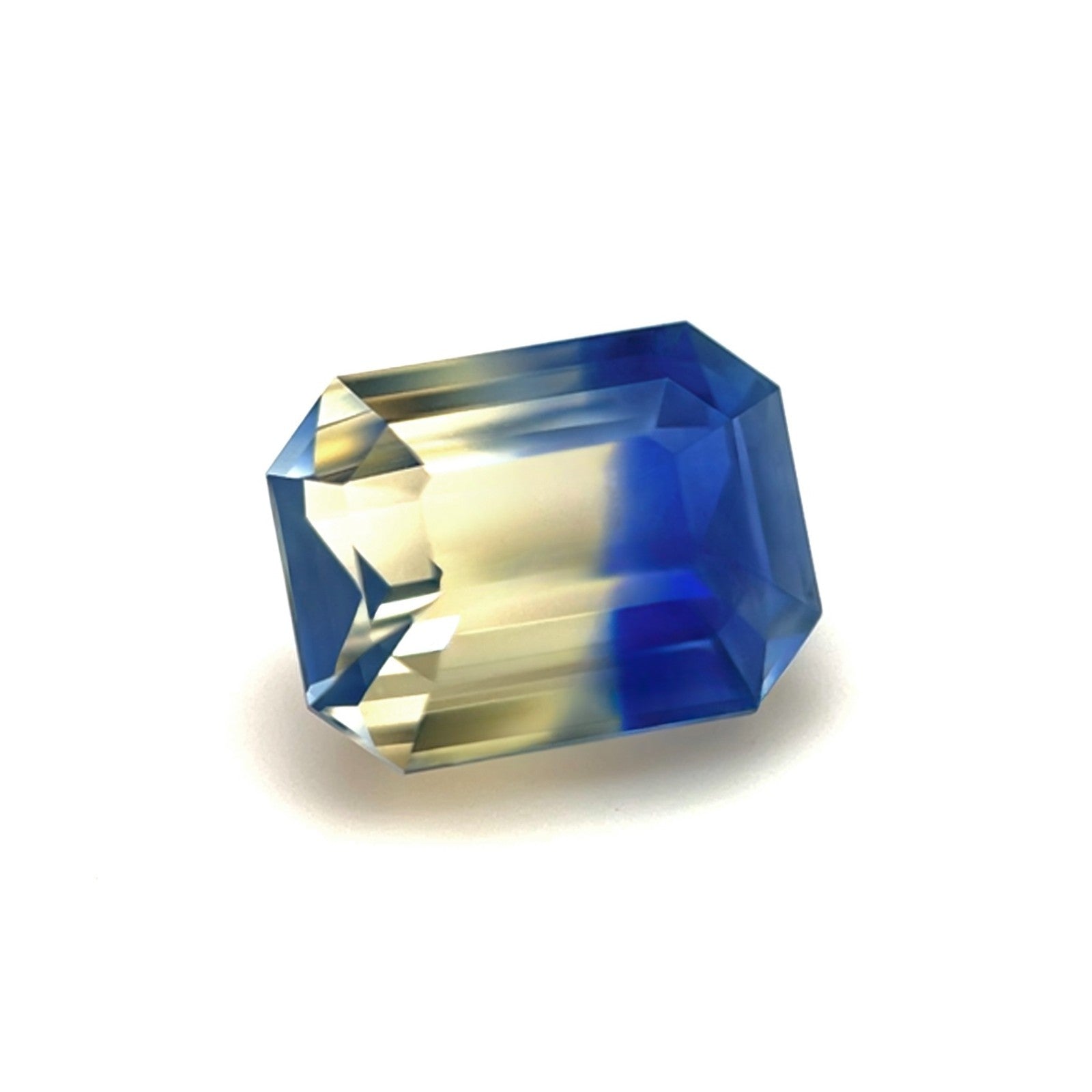 UNIQUE 4.02ct GIA CERTIFIED Ceylon Sapphire BI COLOUR Untreated Octagon RARE Gem — view 4