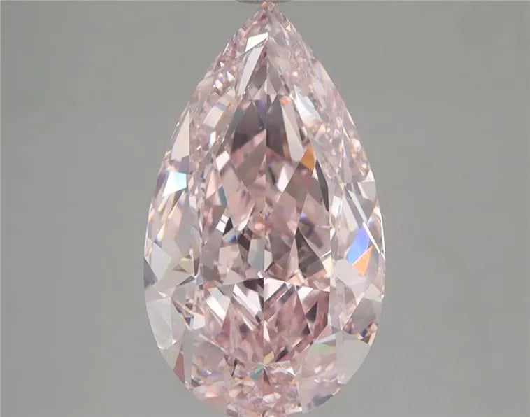 3.39ct Pear Natural Diamond (Colour Fancy Pink, Clarity VS2, GIA Certified)