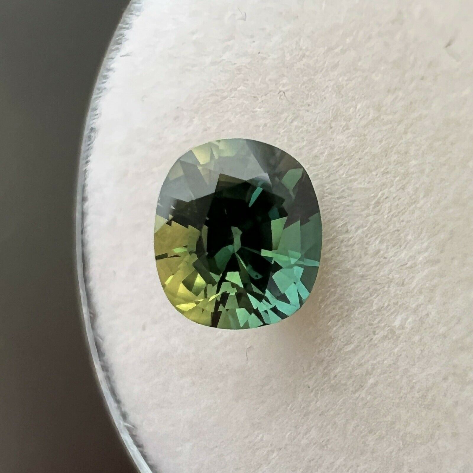 UNTREATED Parti Colour Sapphire 1.26ct GIA CERTIFIED Cushion Cut No Heat Gem — view 5