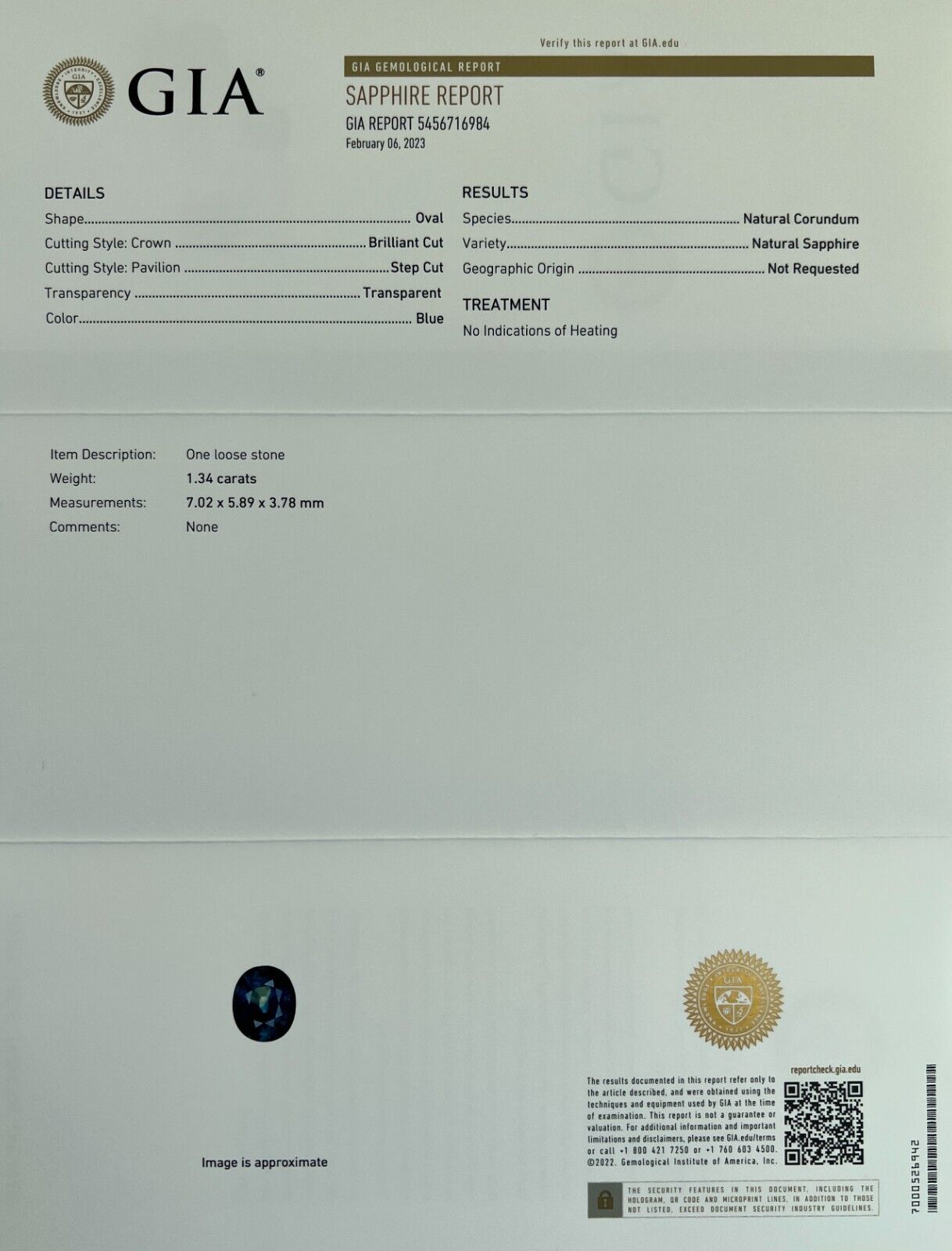GIA CERTIFIED Unique Bi Colour Sapphire 1.34ct Yellow Blue Oval Cut UNTREATED — view 3