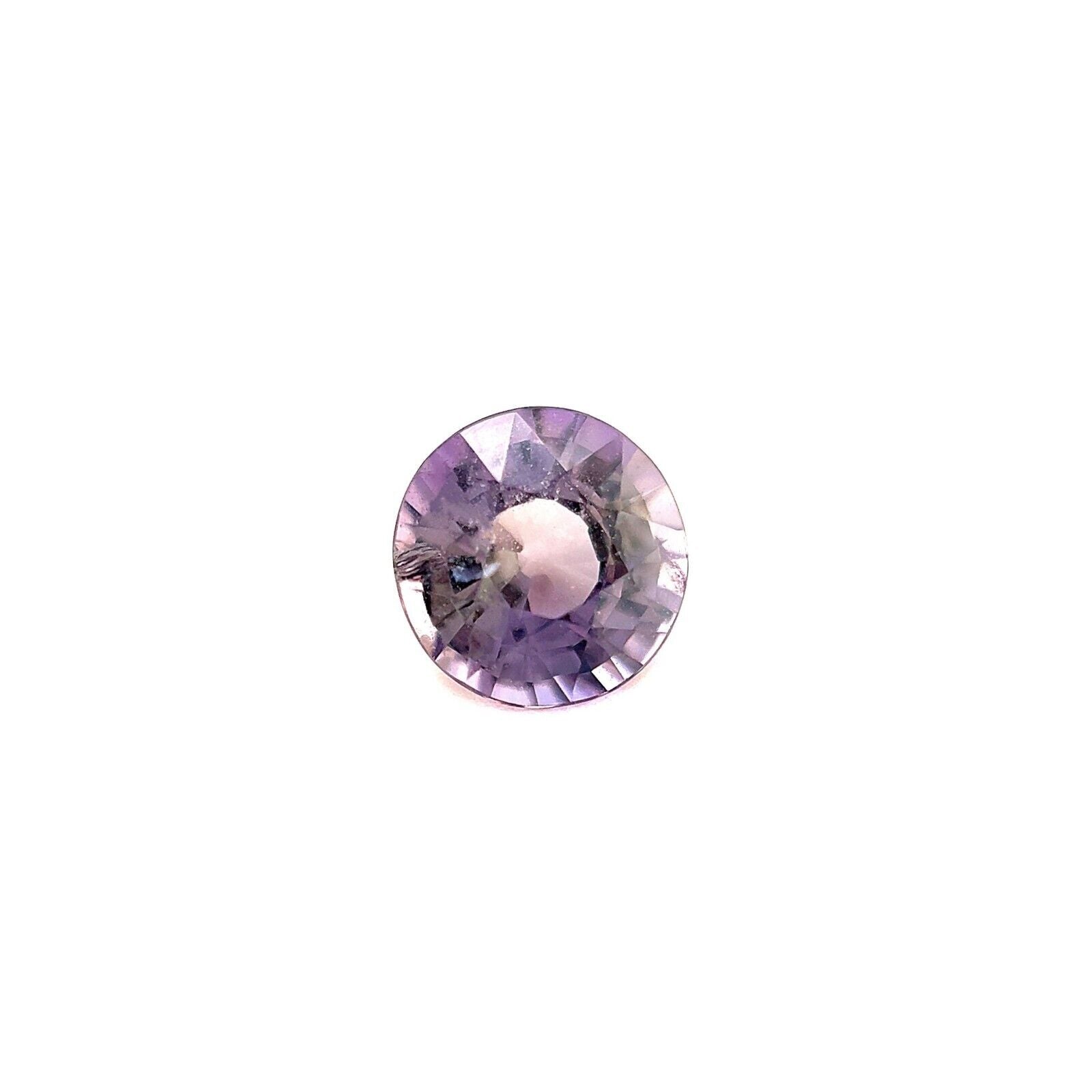 1.11ct Lilac Pink Purple Sapphire GRA CERTIFIED Round Cut NO HEAT Loose Gem 6mm