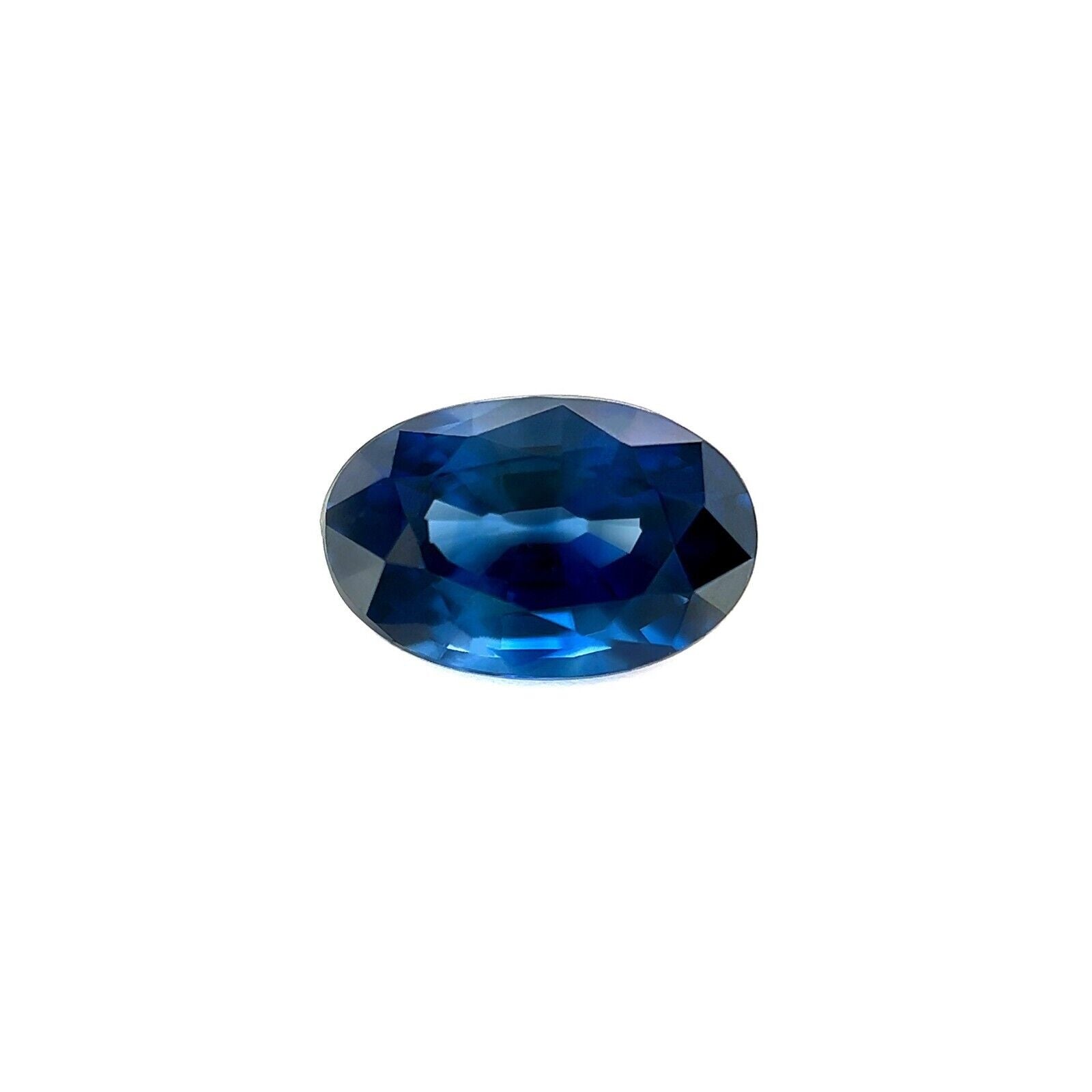 1.56ct CEYLON Sapphire ROYAL Blue Oval Cut NATURAL Gemstone 8x5.3mm VS — view 1