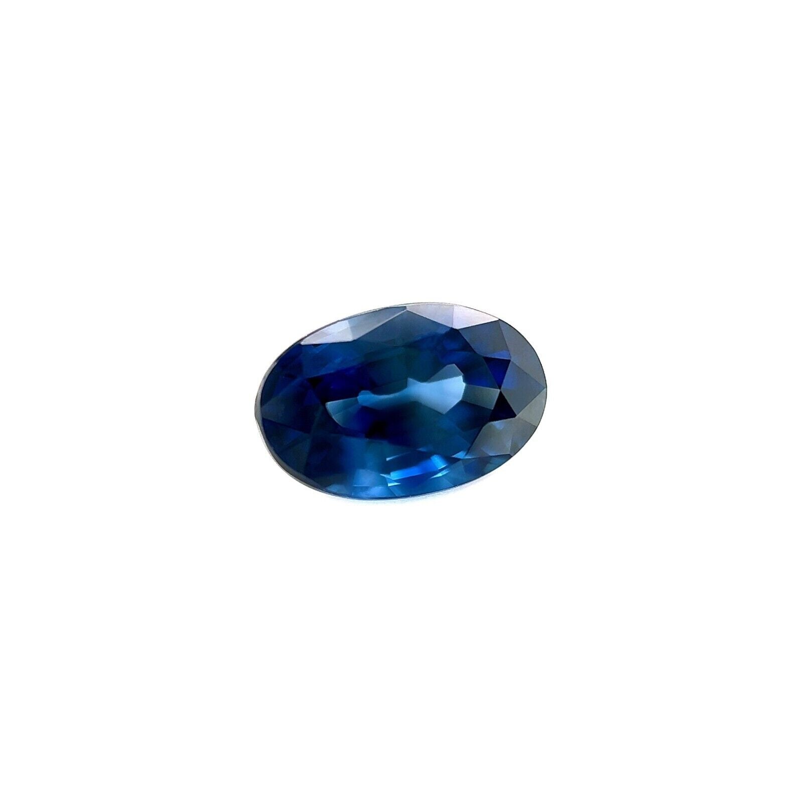 1.56ct CEYLON Sapphire ROYAL Blue Oval Cut NATURAL Gemstone 8x5.3mm VS — view 2