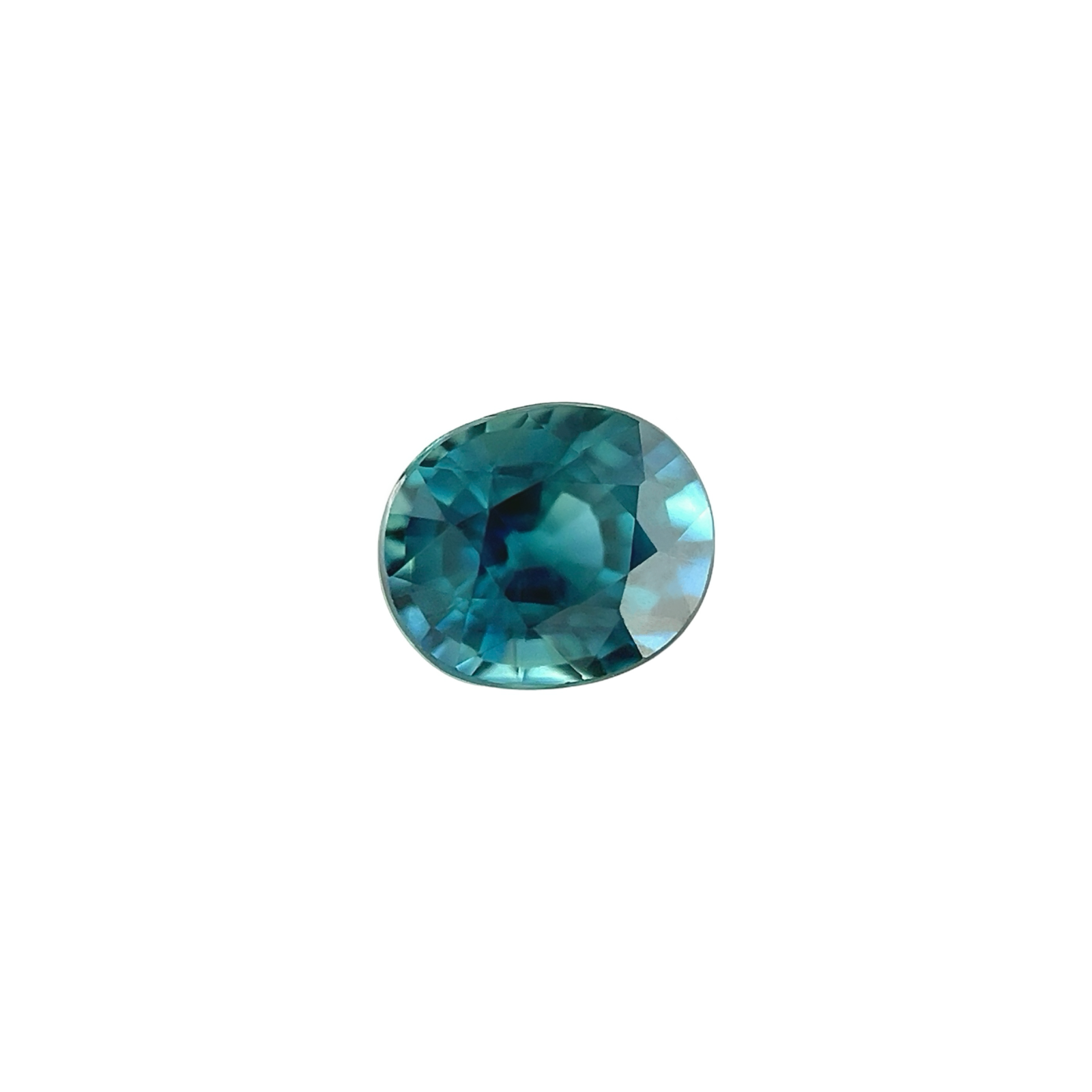 1.11ct GIA CERTIFIED Natural VIVID Blue Sapphire Oval Cut Gemstone 6.1x5.1mm — view 2