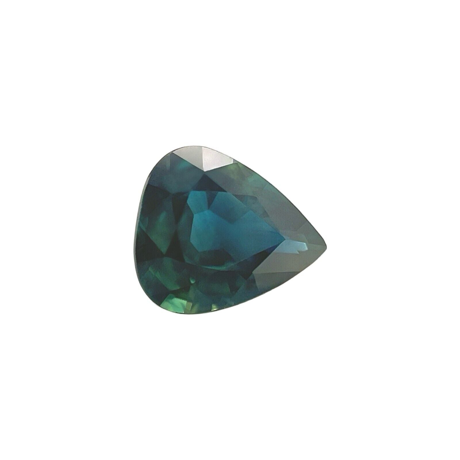 GIA CERTIFIED 1.15ct NATURAL Blue Sapphire UNTREATED Pear Teardrop Cut Gem — view 2