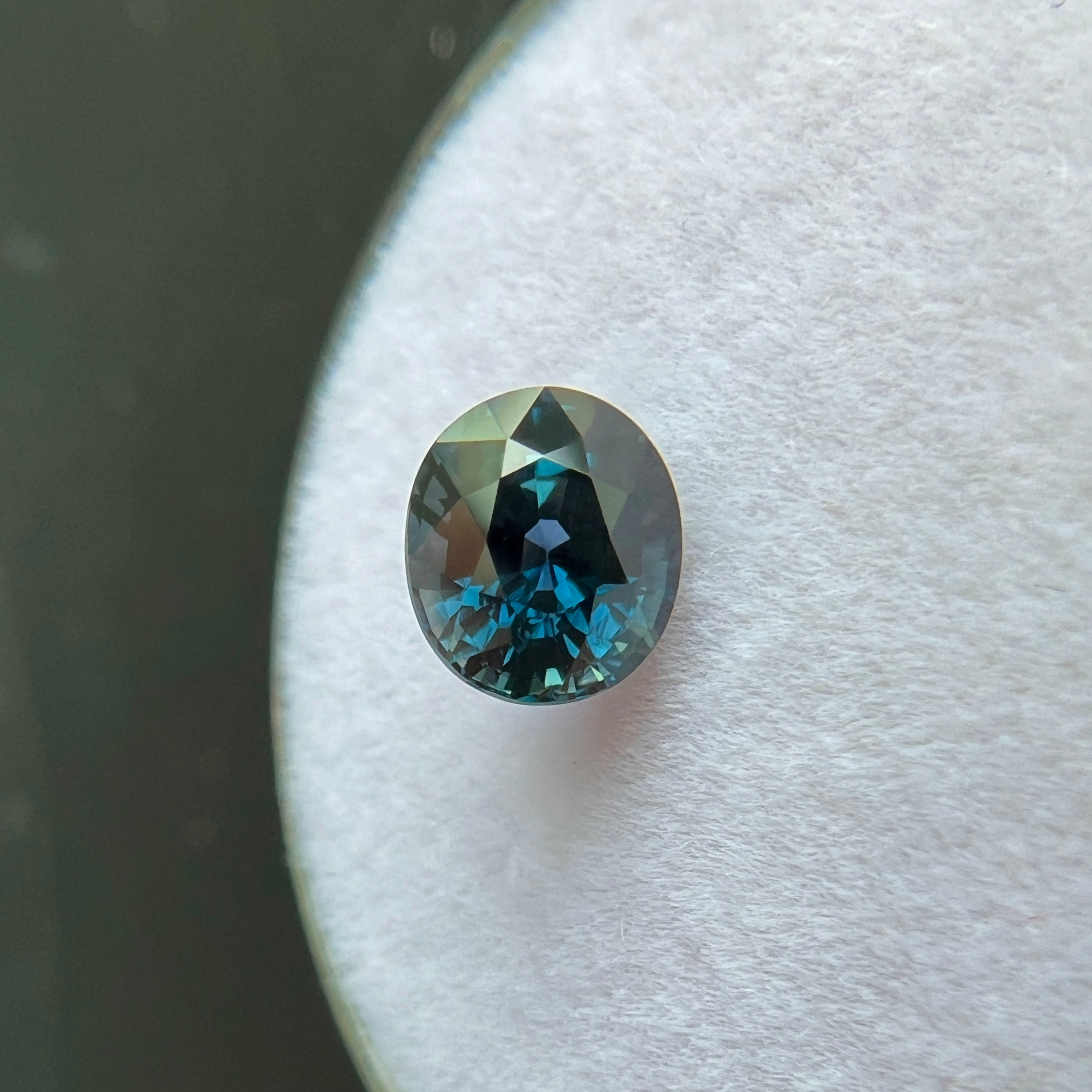 UNIQUE 1.39ct Blue Violet Purple Sapphire GIA CERTIFIED Natural Oval 6.6x5.5mm — view 3