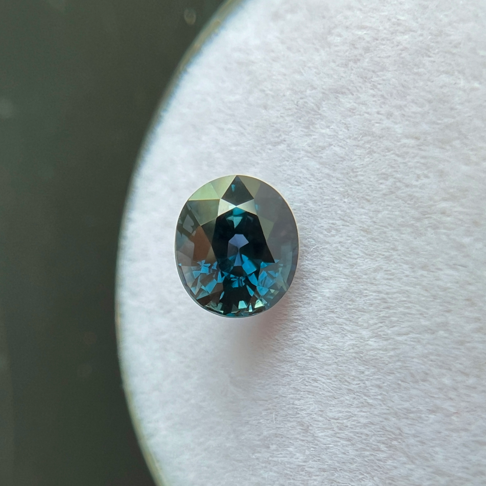 NATURAL Untreated Sapphire 1.17ct GIA CERTIFIED DEEP Blue Oval Cut Unheated Gem — view 3