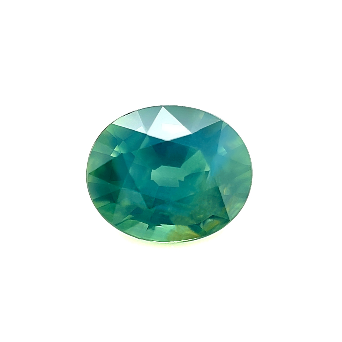 1.17ct Sapphire GIA Certified NATURAL Green Blue Teal UNTREATED NATURAL Oval Gem