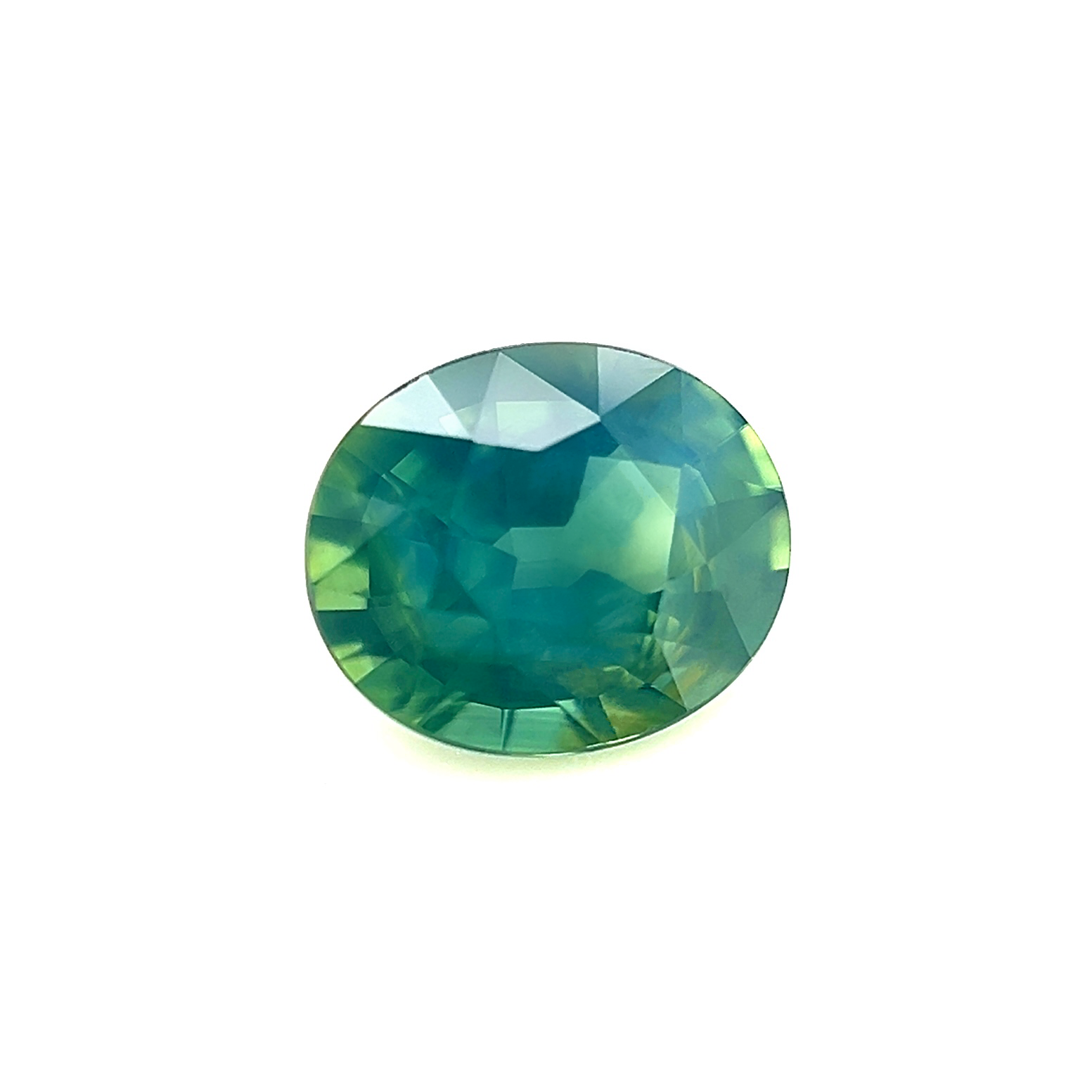 1.17ct Sapphire GIA Certified NATURAL Green Blue Teal UNTREATED NATURAL Oval Gem — view 2