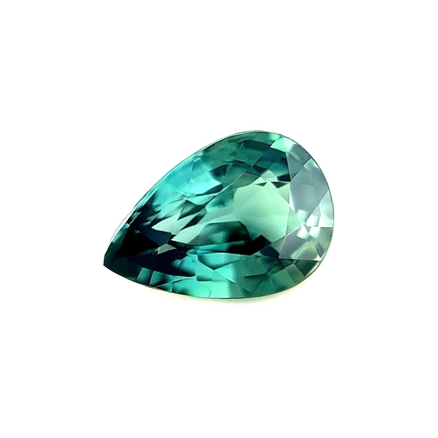 GIA CERTIFIED 1.05ct Unique Vivid Blue UNTREATED Sapphire Pear Teardrop Cut — view 2