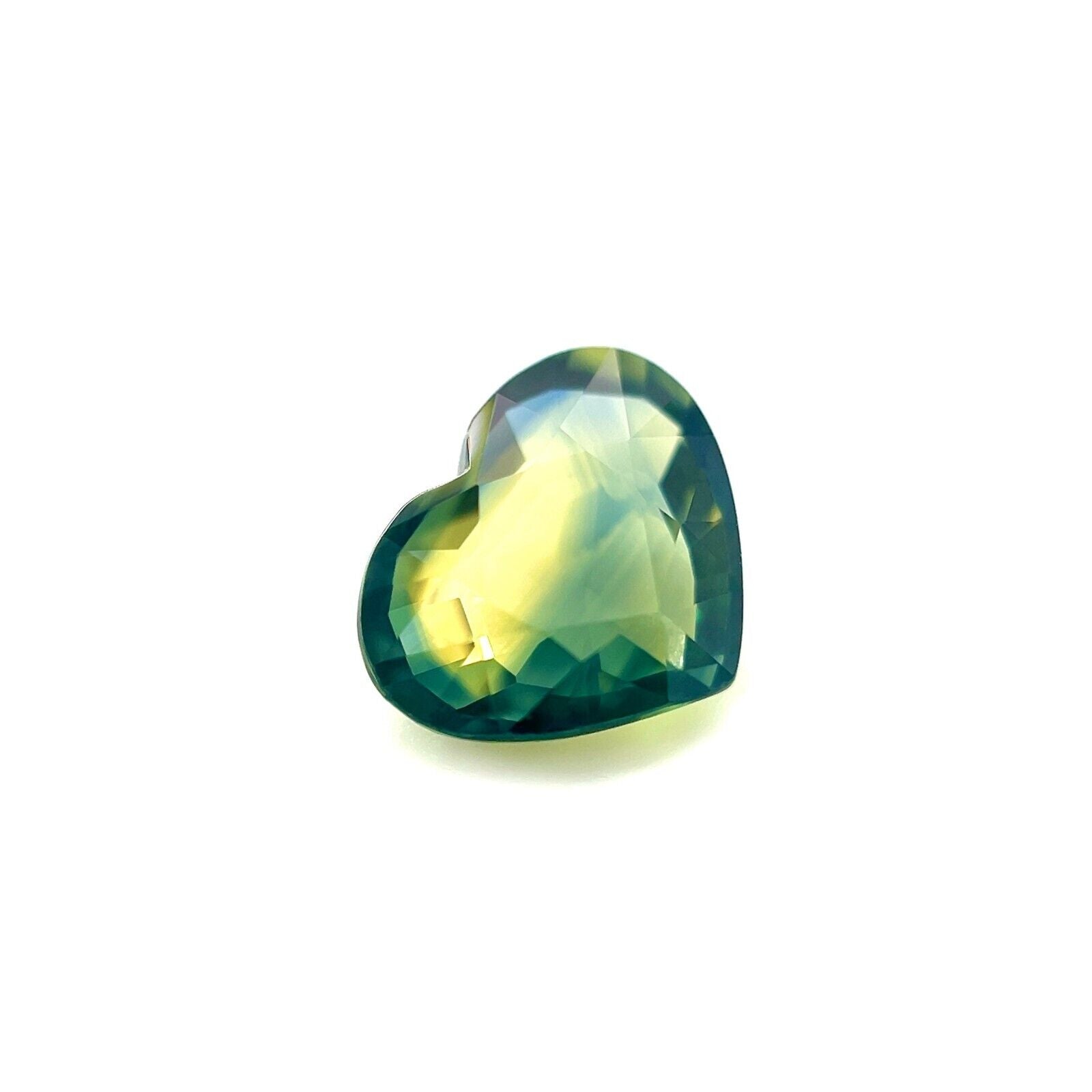 GIA CERTIFIED 2.29ct Sapphire Natural Australian Bi Colour UNTREATED Heart Cut — view 1