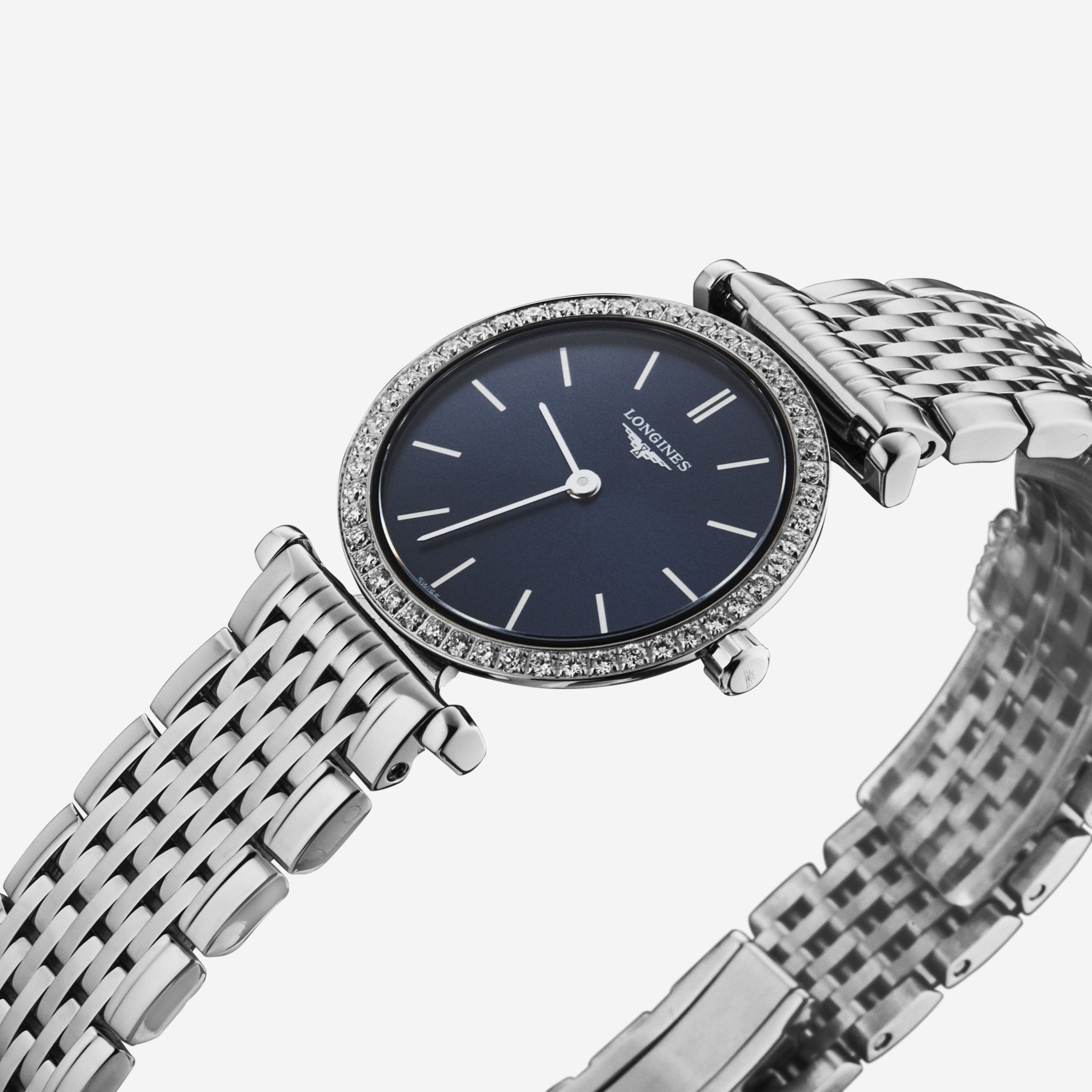 Longines La Grande Classique Blue Dial Quartz Ladies Watch L43410956 — view 5