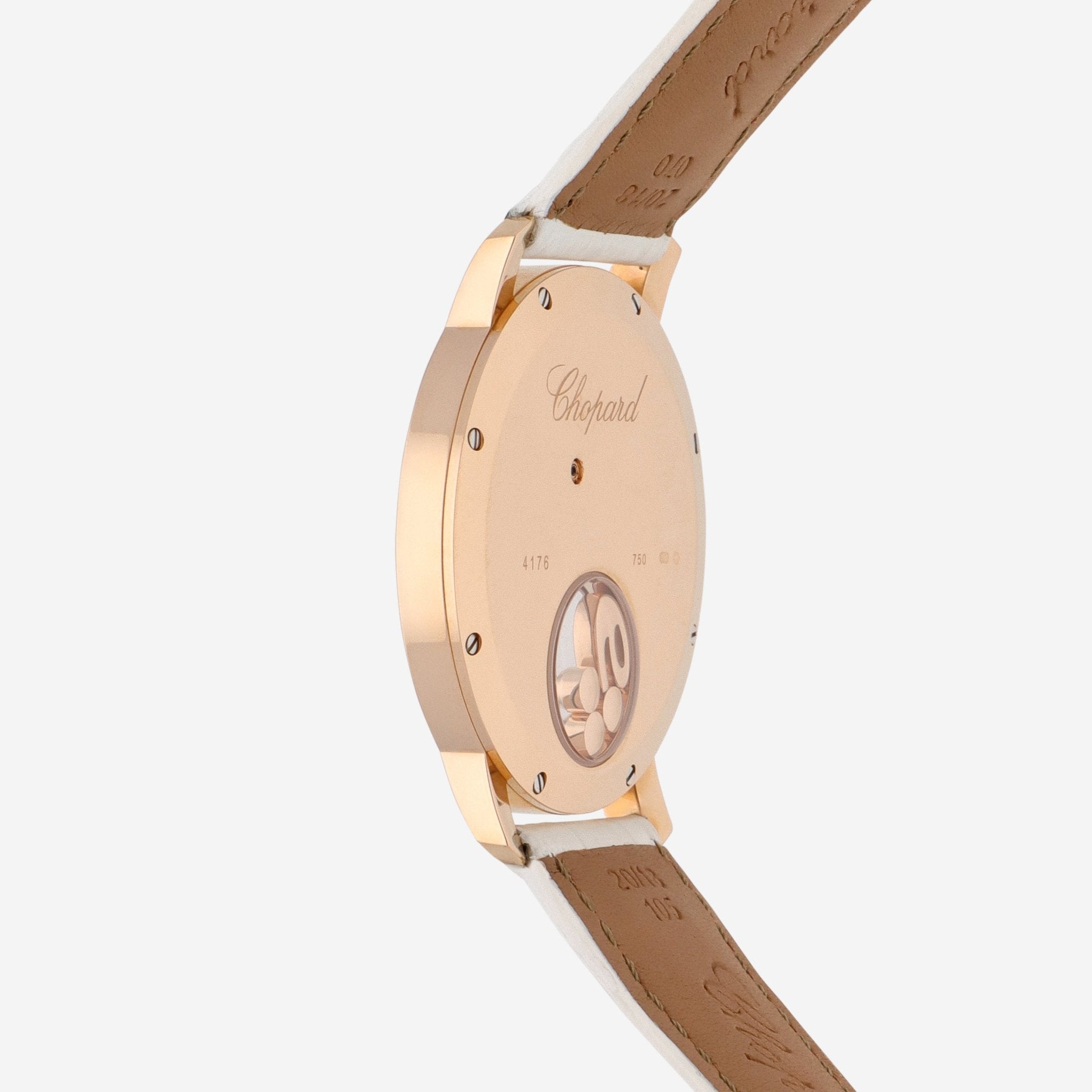 Chopard Happy Sport 18K Rose Gold Diamond Quartz Ladies Watch 207450-5008 — view 3