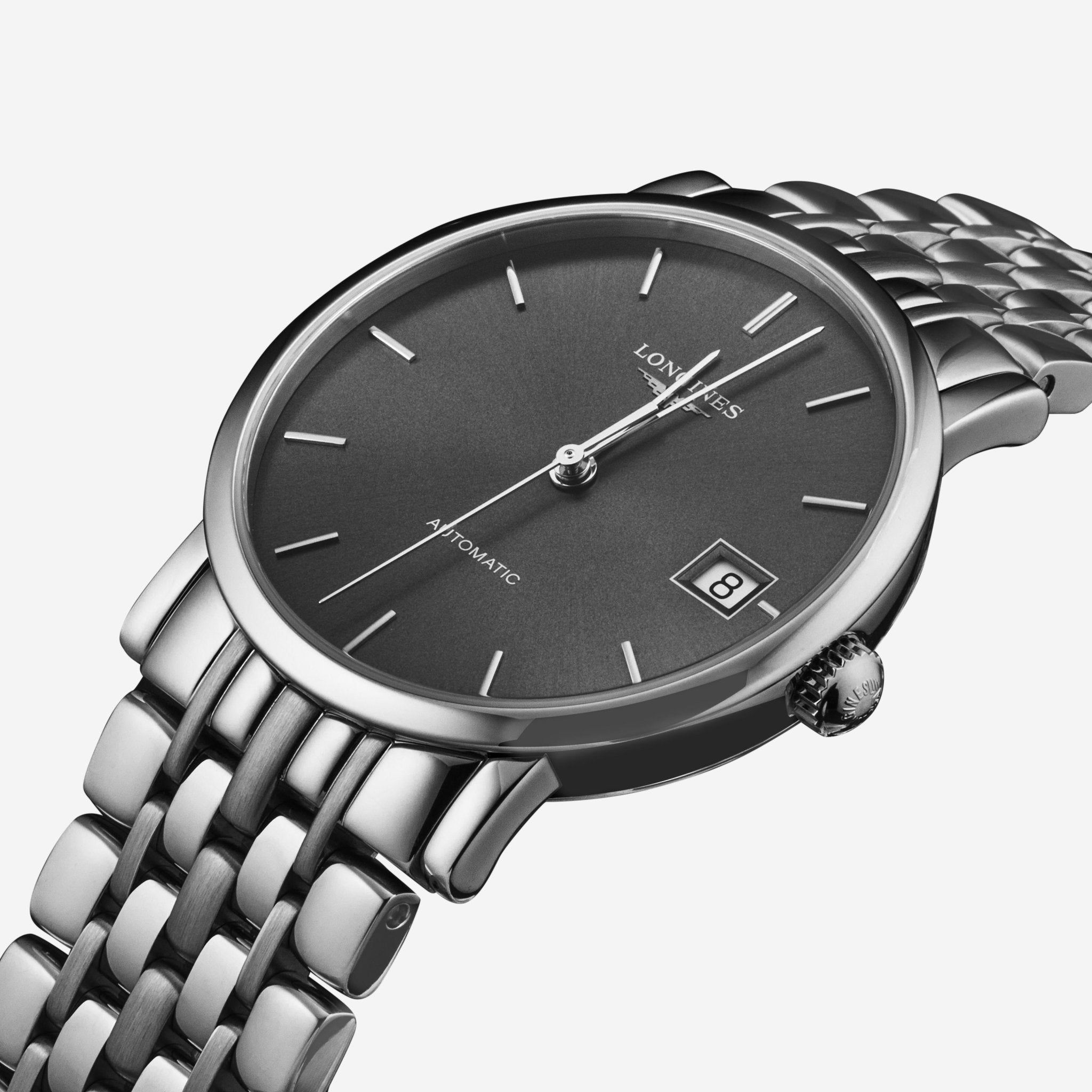 Longines Elegant Stainless Steel Automatic Ladies Watch L48094726 — view 2