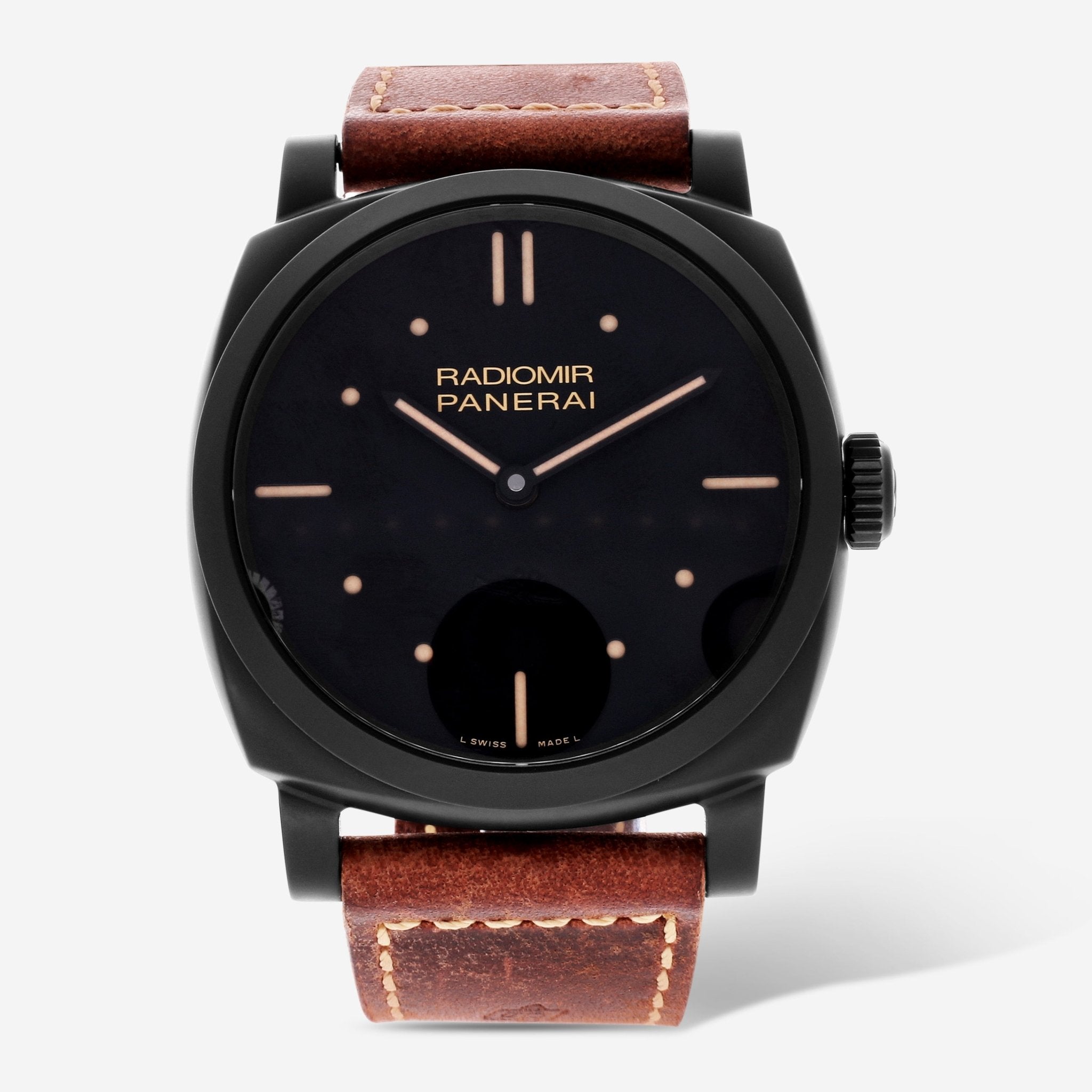 Panerai Radiomir 1940 3 Days Ceramic Manual Wind Men's Watch PAM00577