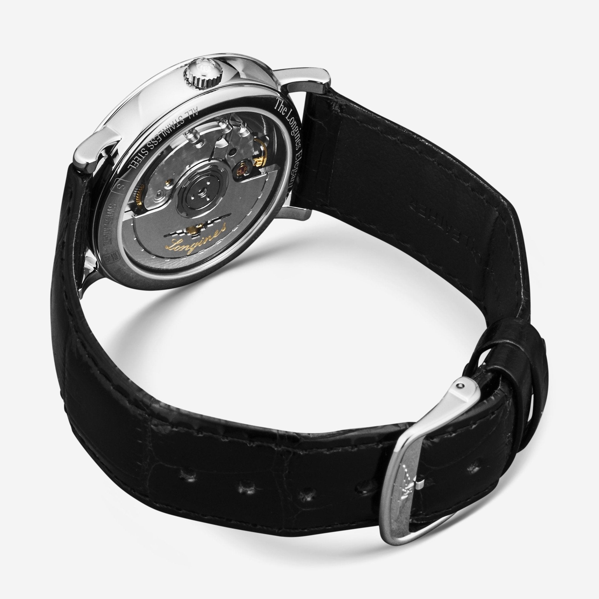 Longines Elegant White Dial Stainless Steel Automatic Ladies Watch L4.809.4.11.2 — view 3