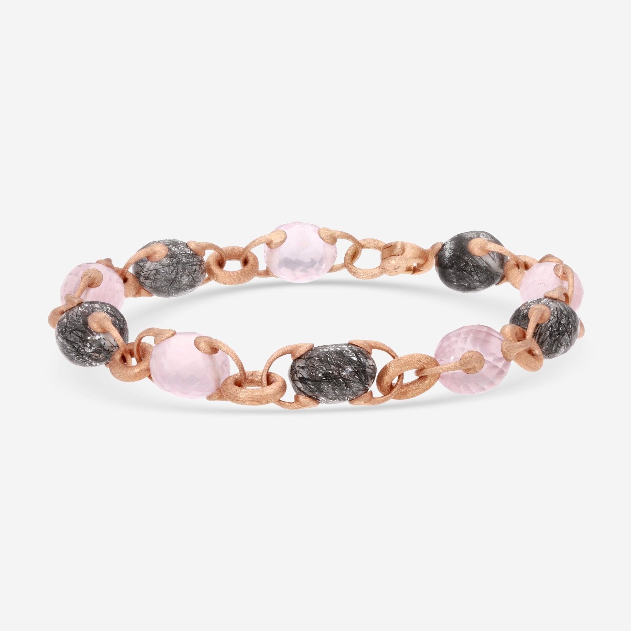 Nanis 18K Rose Gold Rutile Quartz Bracelet BI8-543