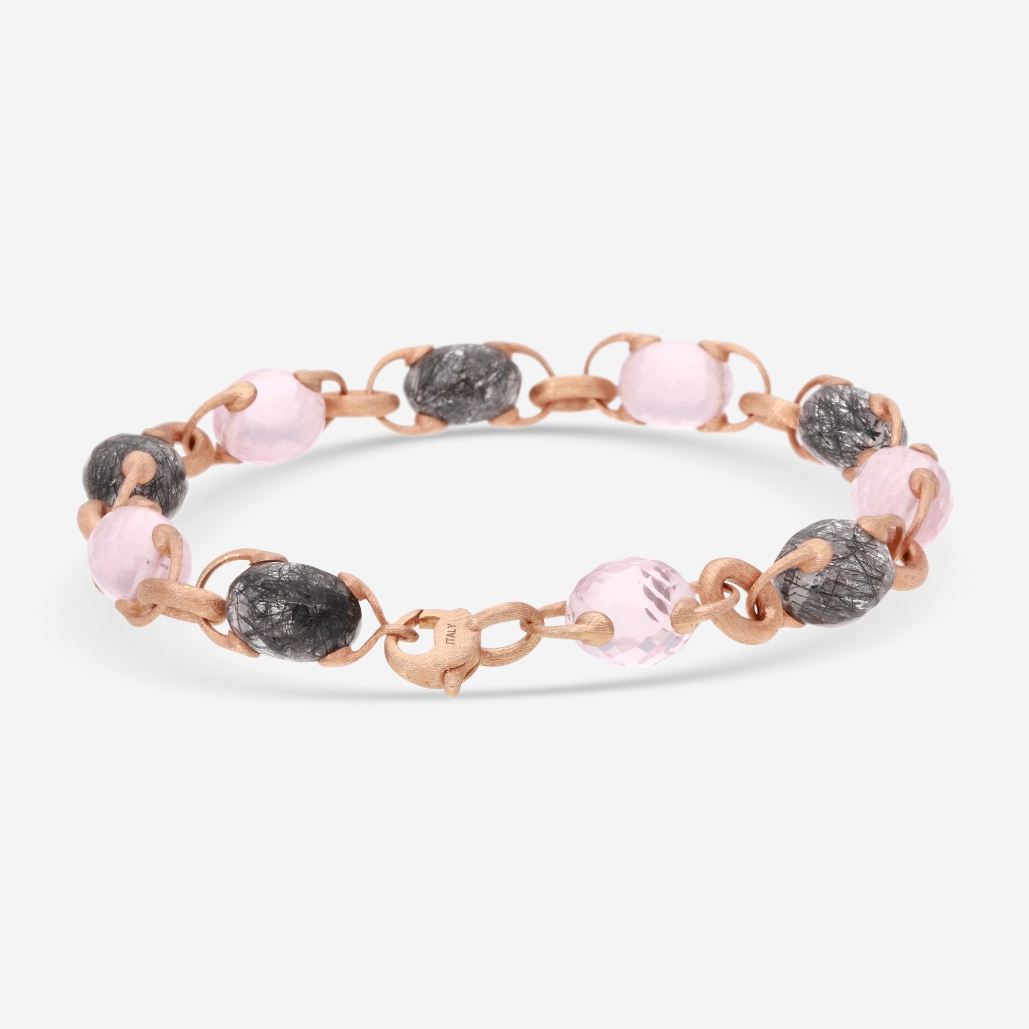 Nanis 18K Rose Gold Rutile Quartz Bracelet BI8-543 — view 2