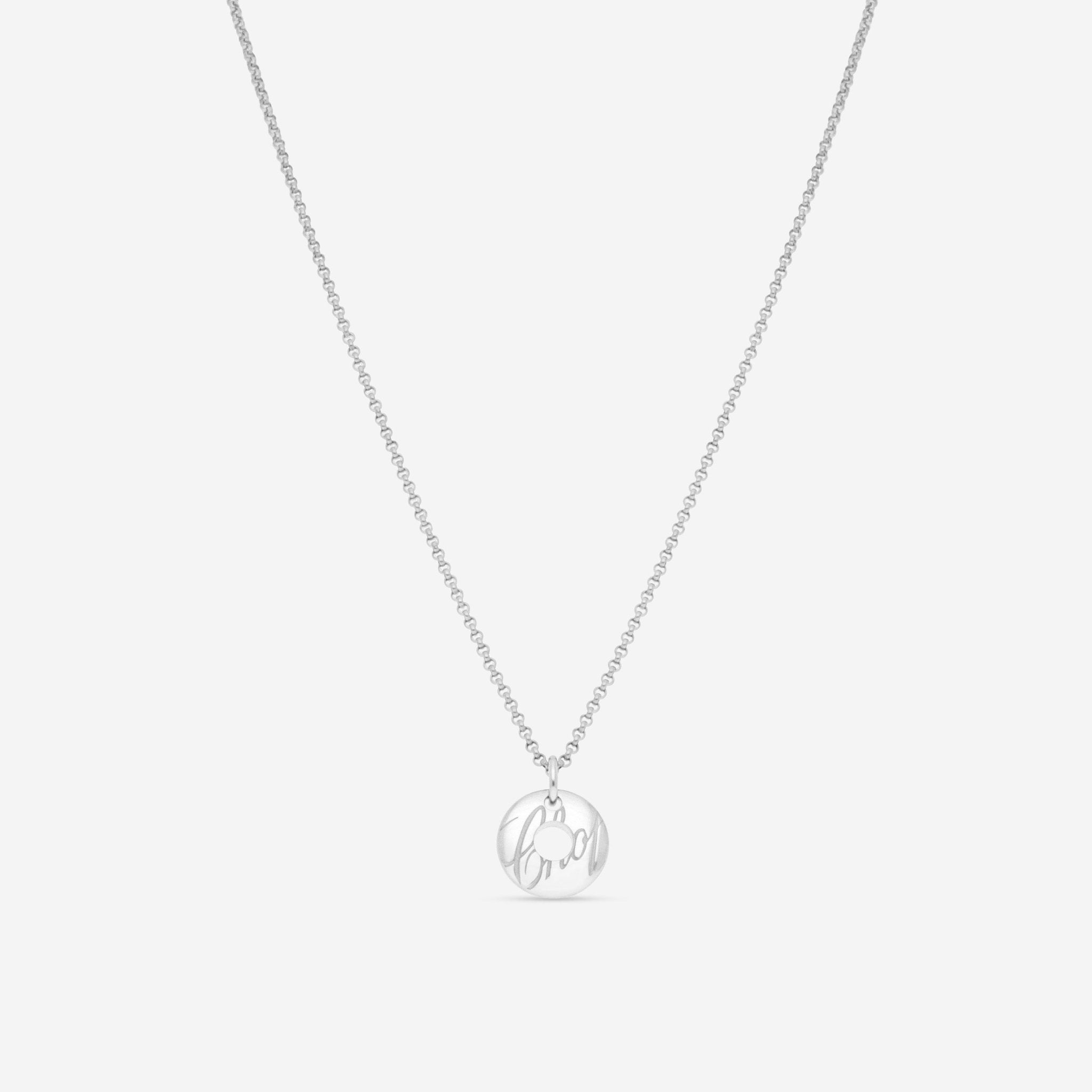 Chopard Chopardissimo 18K White Gold Pendant Necklace 797796-1001