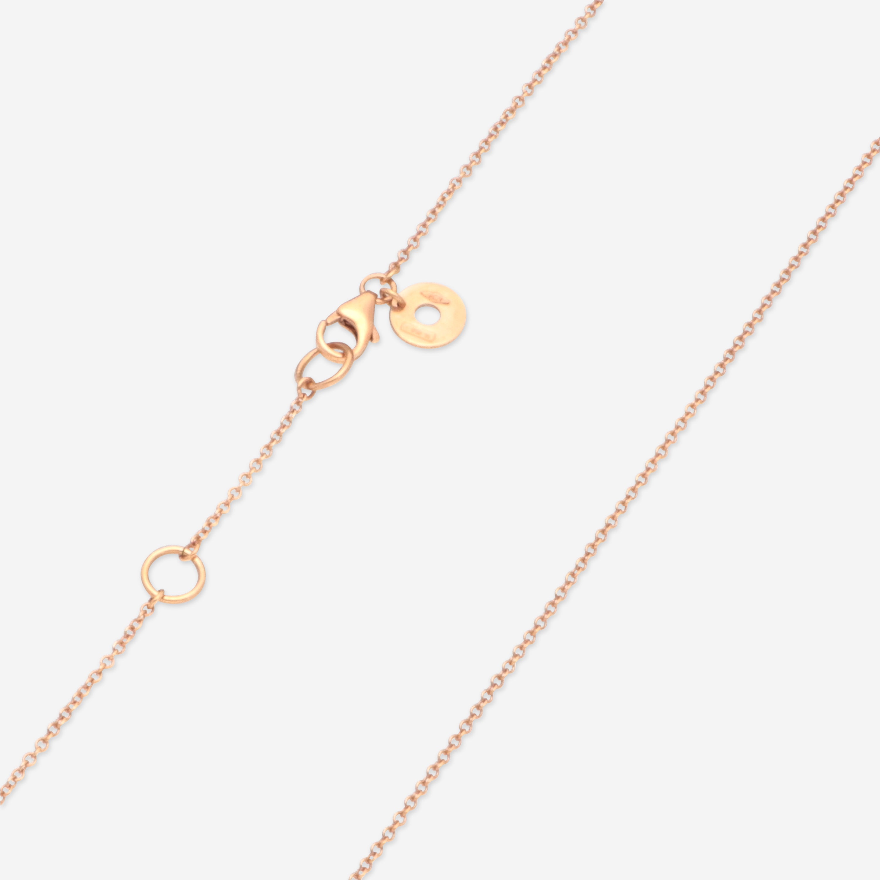 Nanis 18K Yellow Gold Diamond & Natural Stone Pendant Necklace CS1-548 — view 3